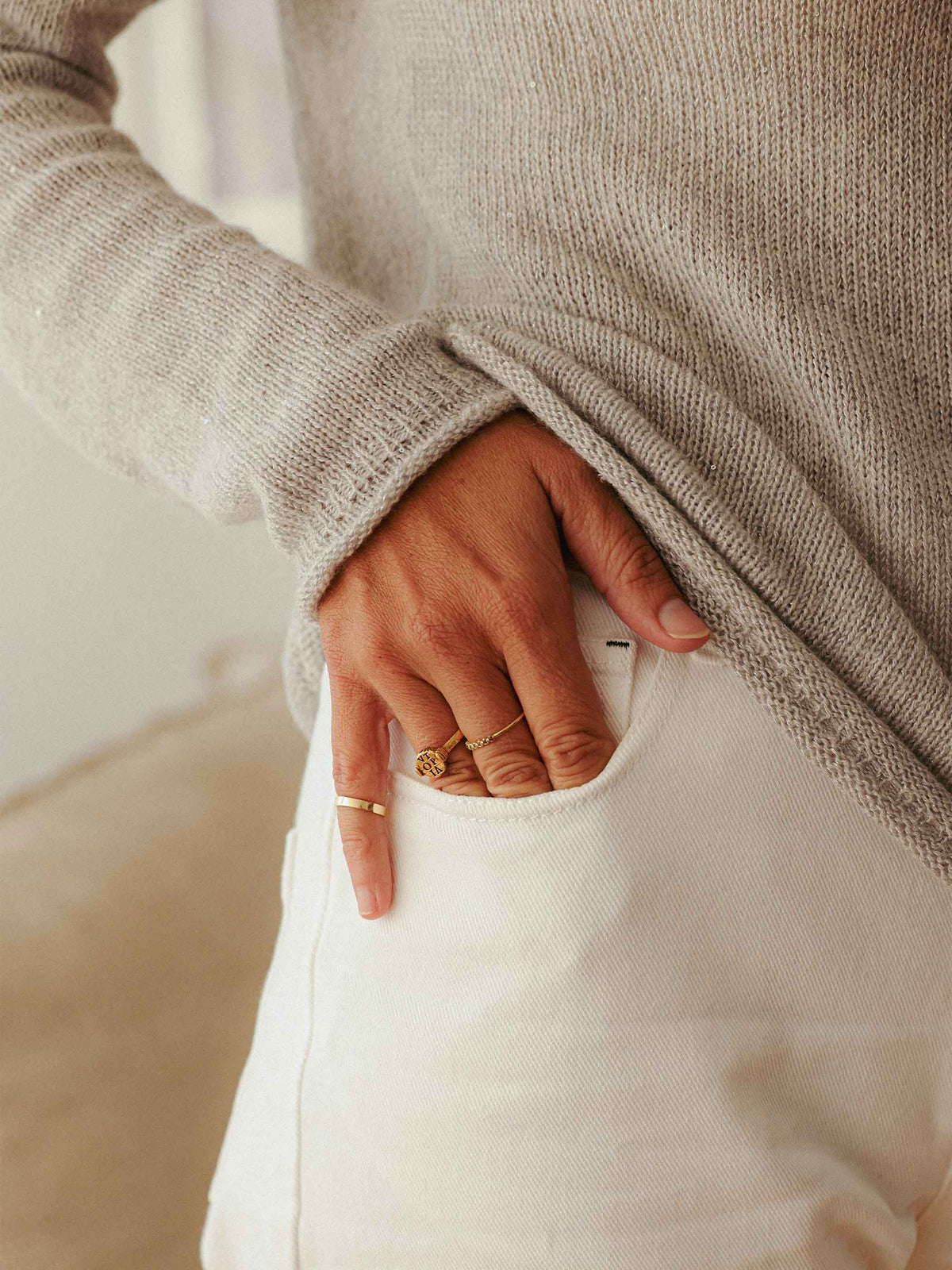 LINA STRAIGHT LEG DENIM PANTS