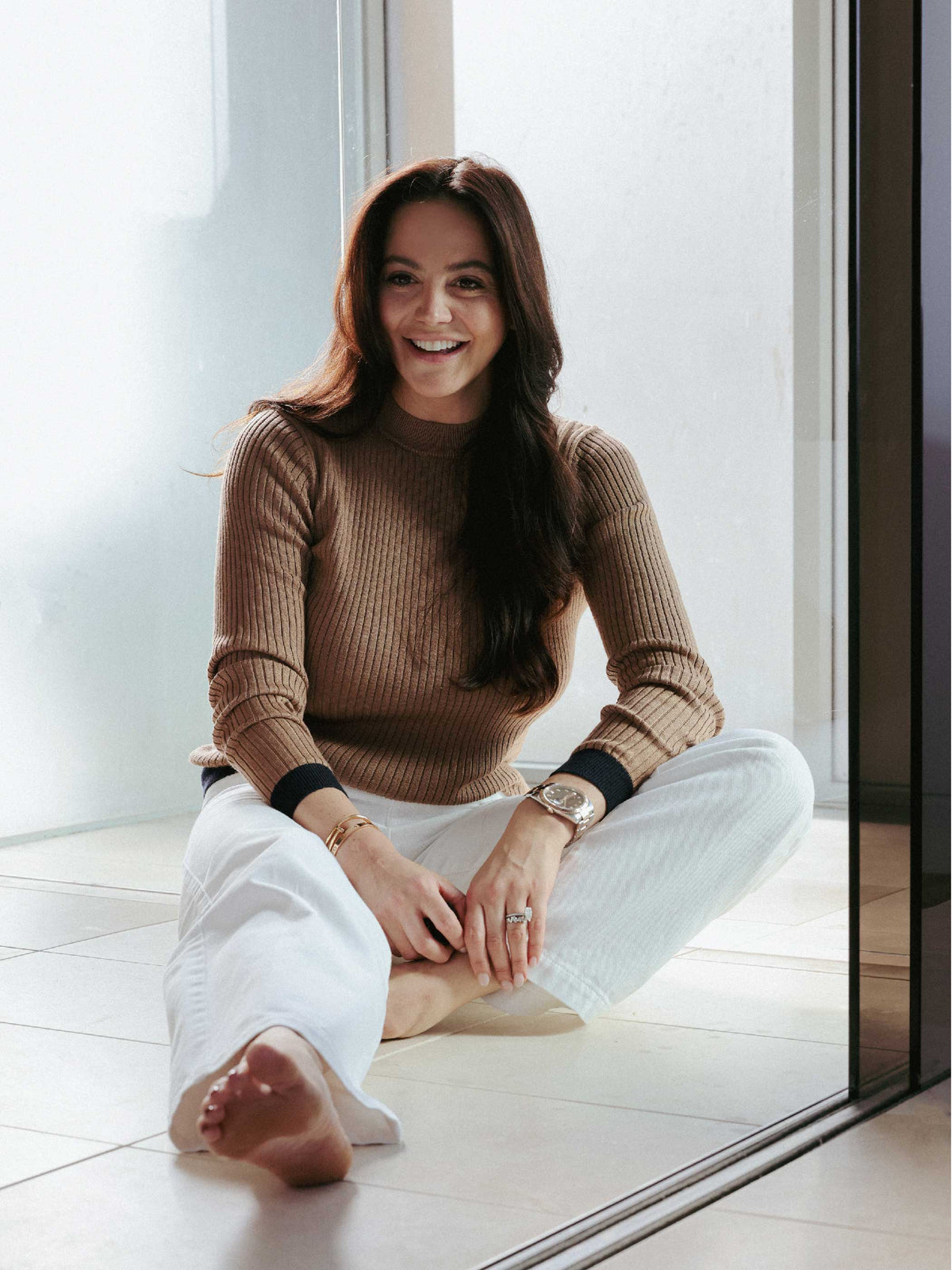 EVELYN WOOL SILK PULLOVER KNIT