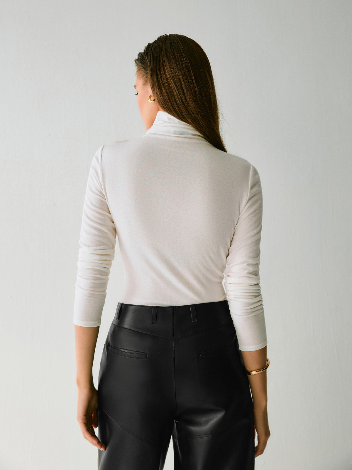 Juno Lyocell/Wool Turtleneck