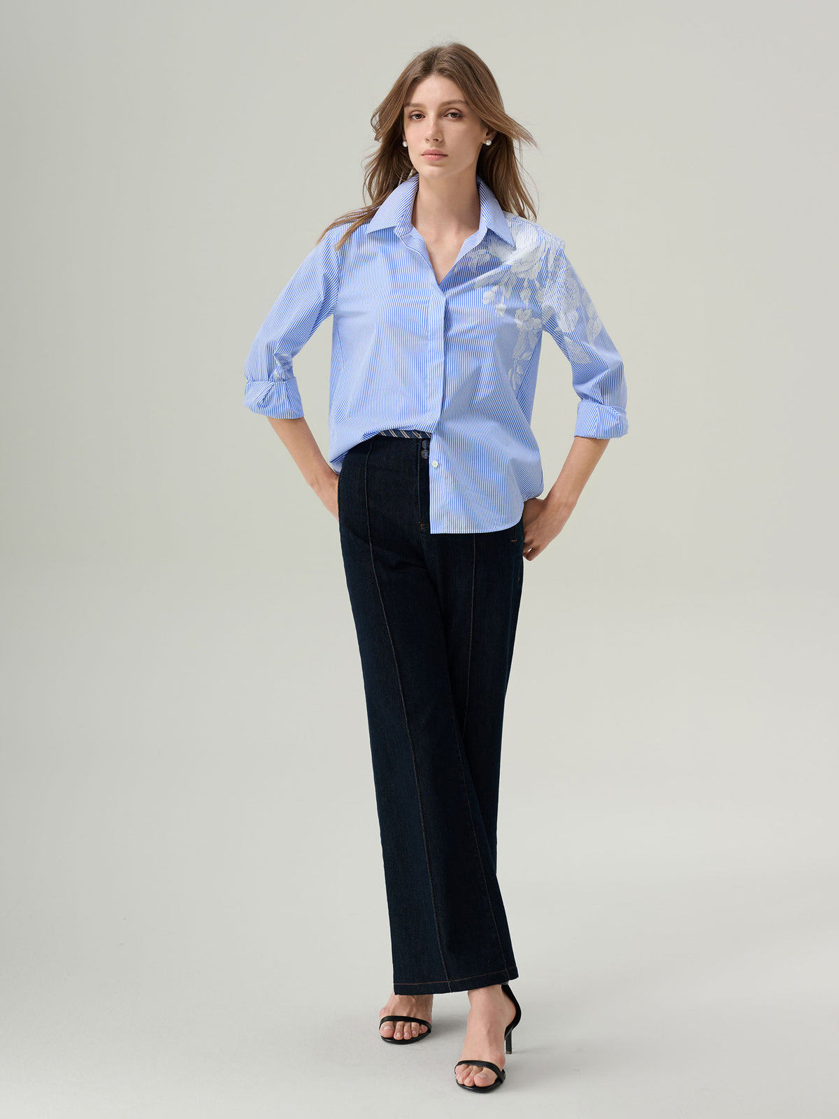 Maisie Striped Oversized Blouse