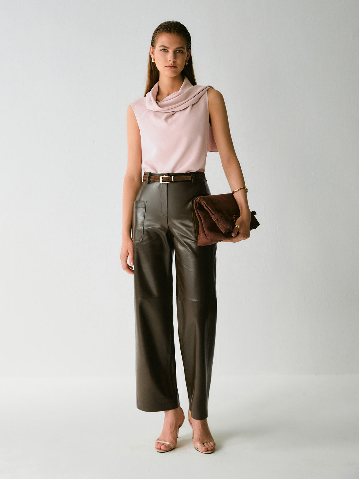 Dowan Drape Neck Top