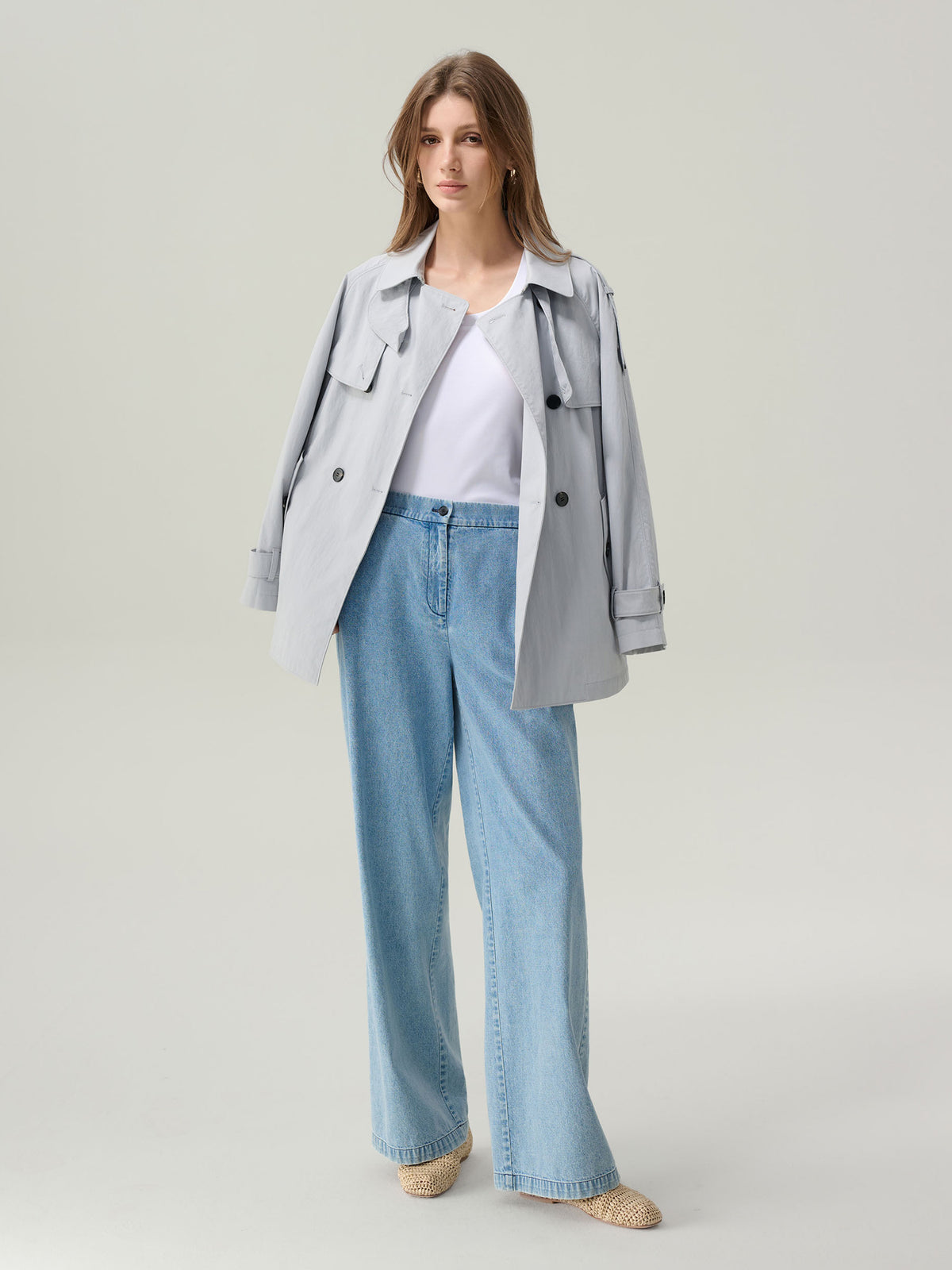 Samantha Short Trench Coat