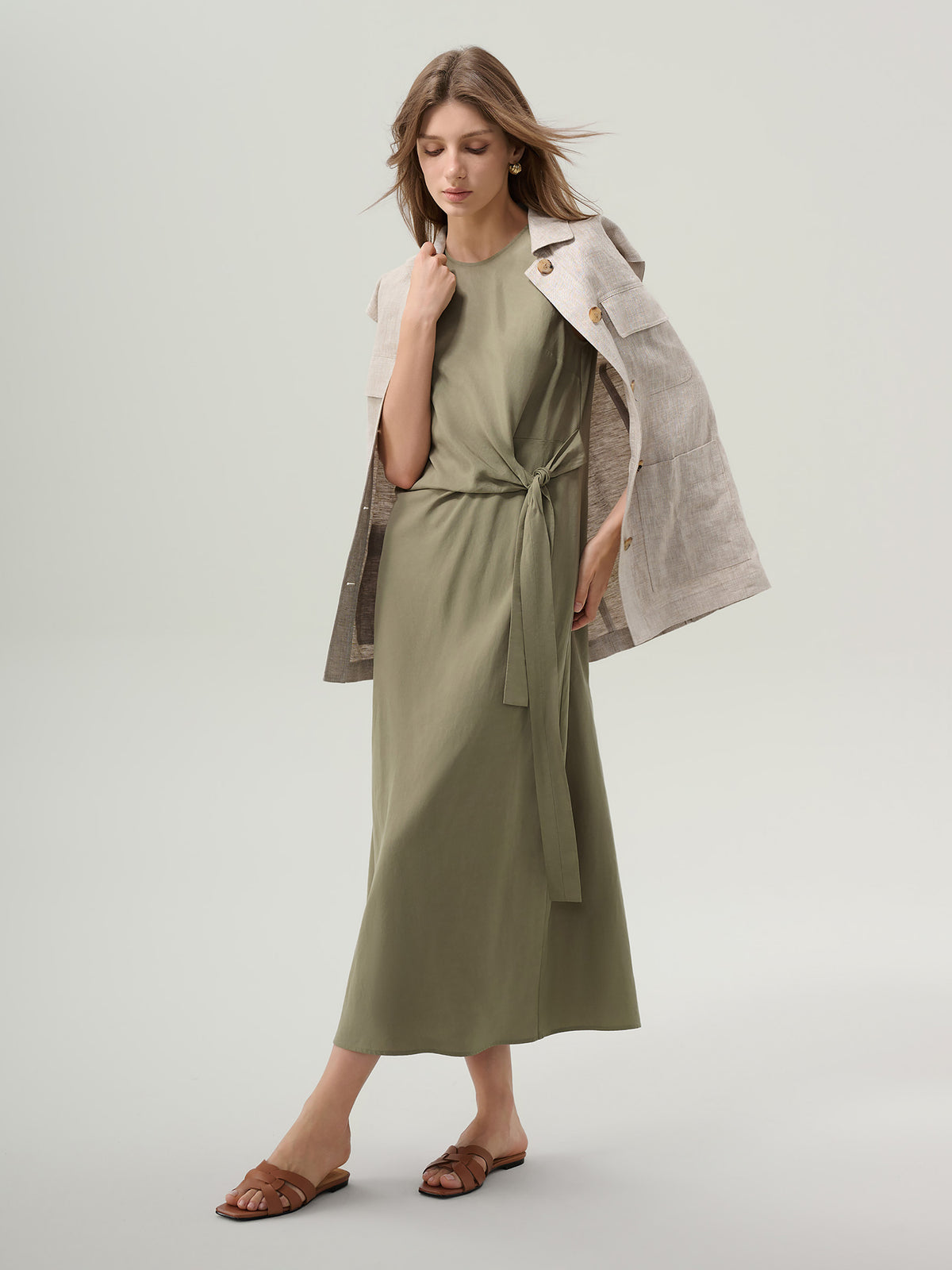 Tillie Linen Blend Dress