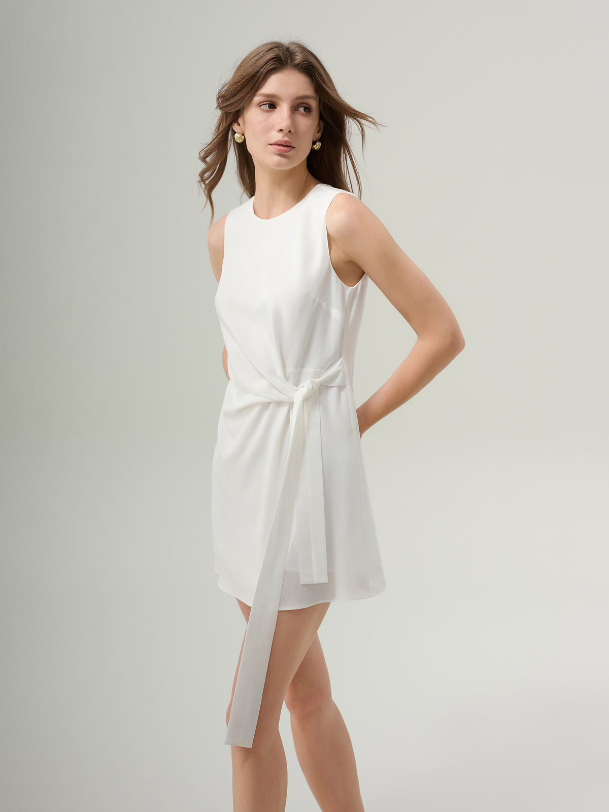 Lenora Linen Mini Dress