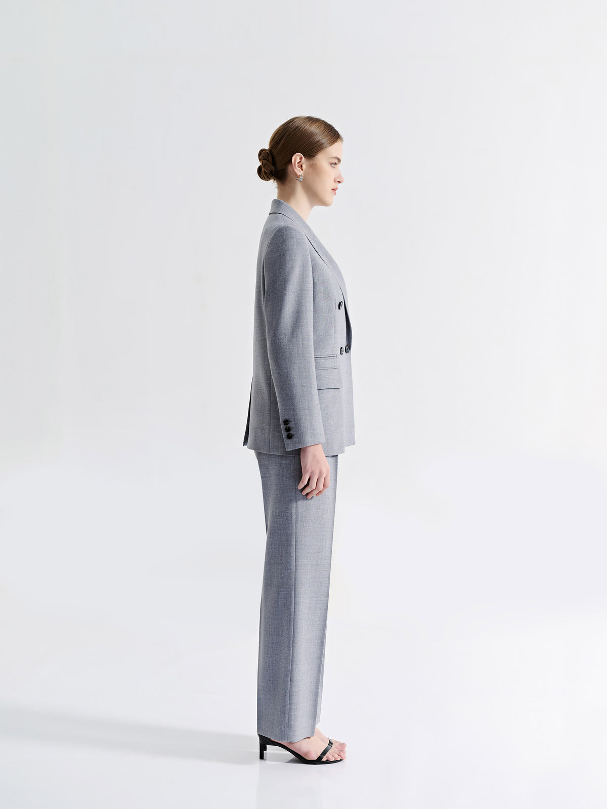 DOUBLE BREASTED WOOL BLAZER