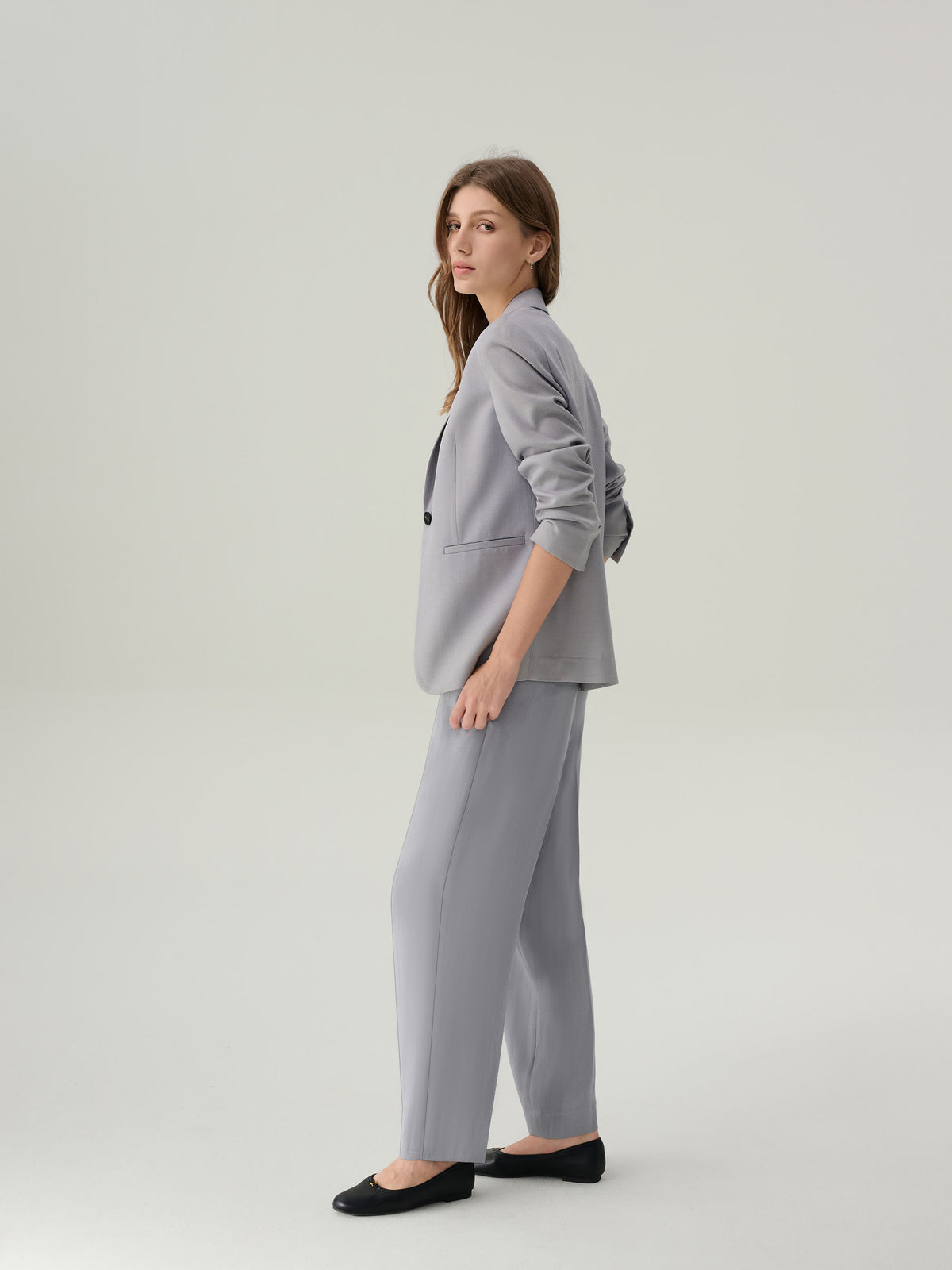 Elizabeth Rock Grey Suit Jacket