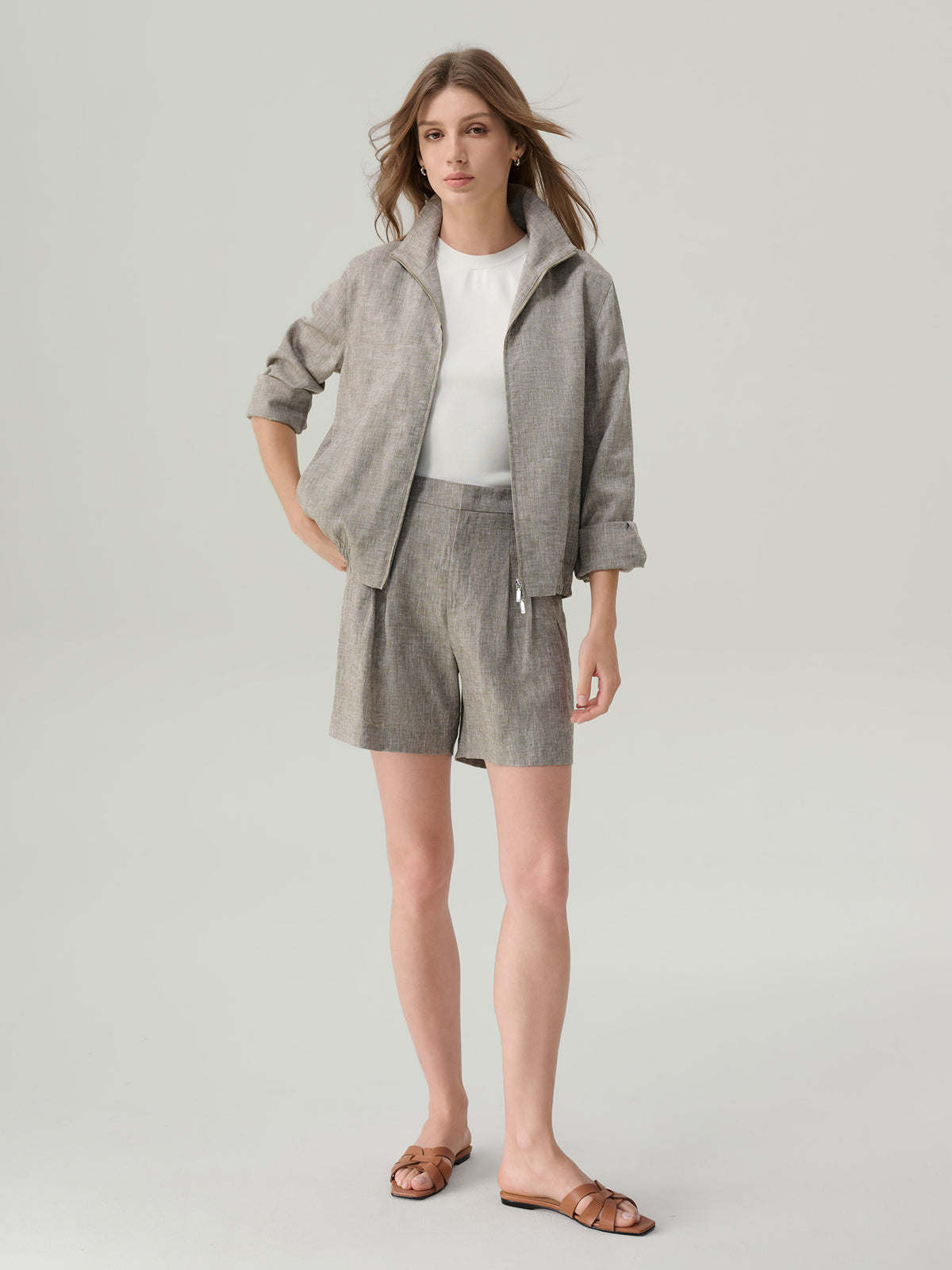 Cecilia Linen Jacket