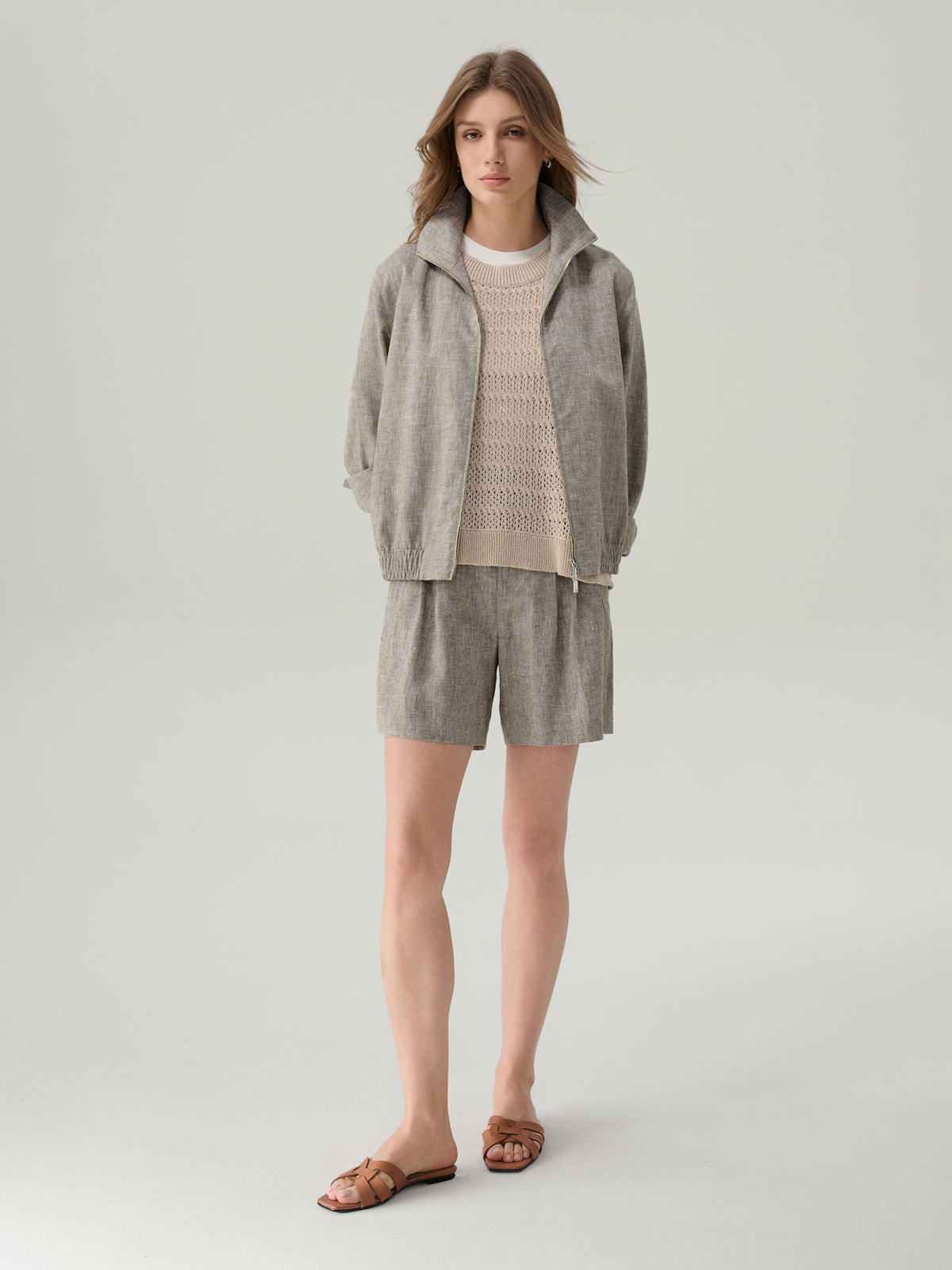 Cecilia Linen Jacket