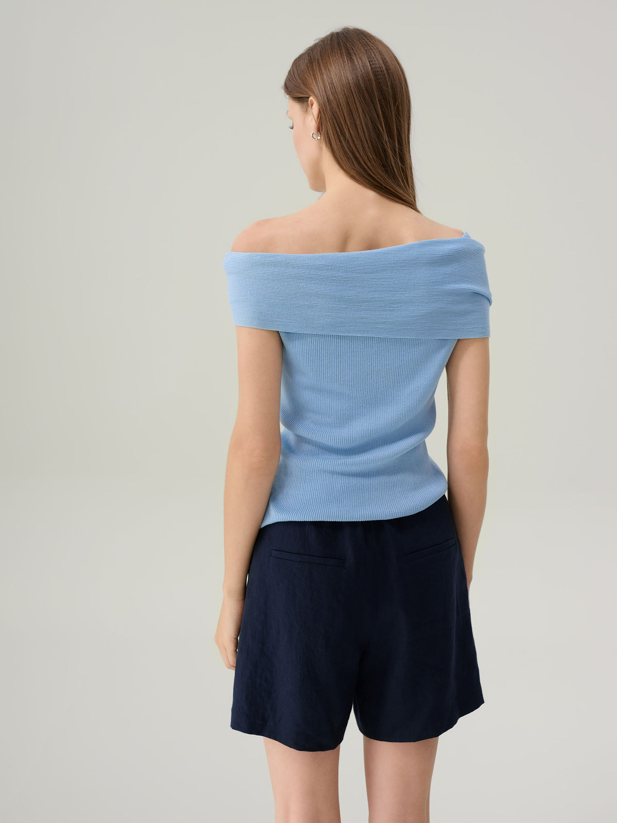 Romy Silk Off The Shoulder Top