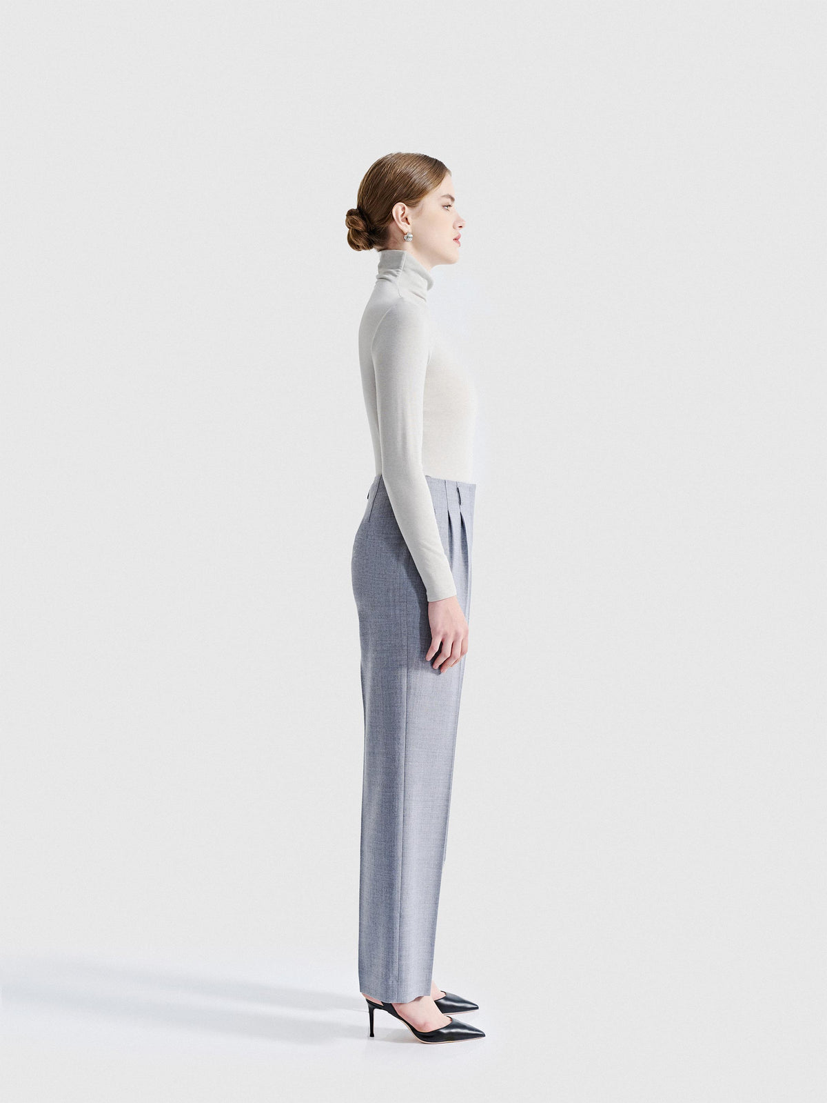 SOFIA TAILORED WOOL SUIT PANTS