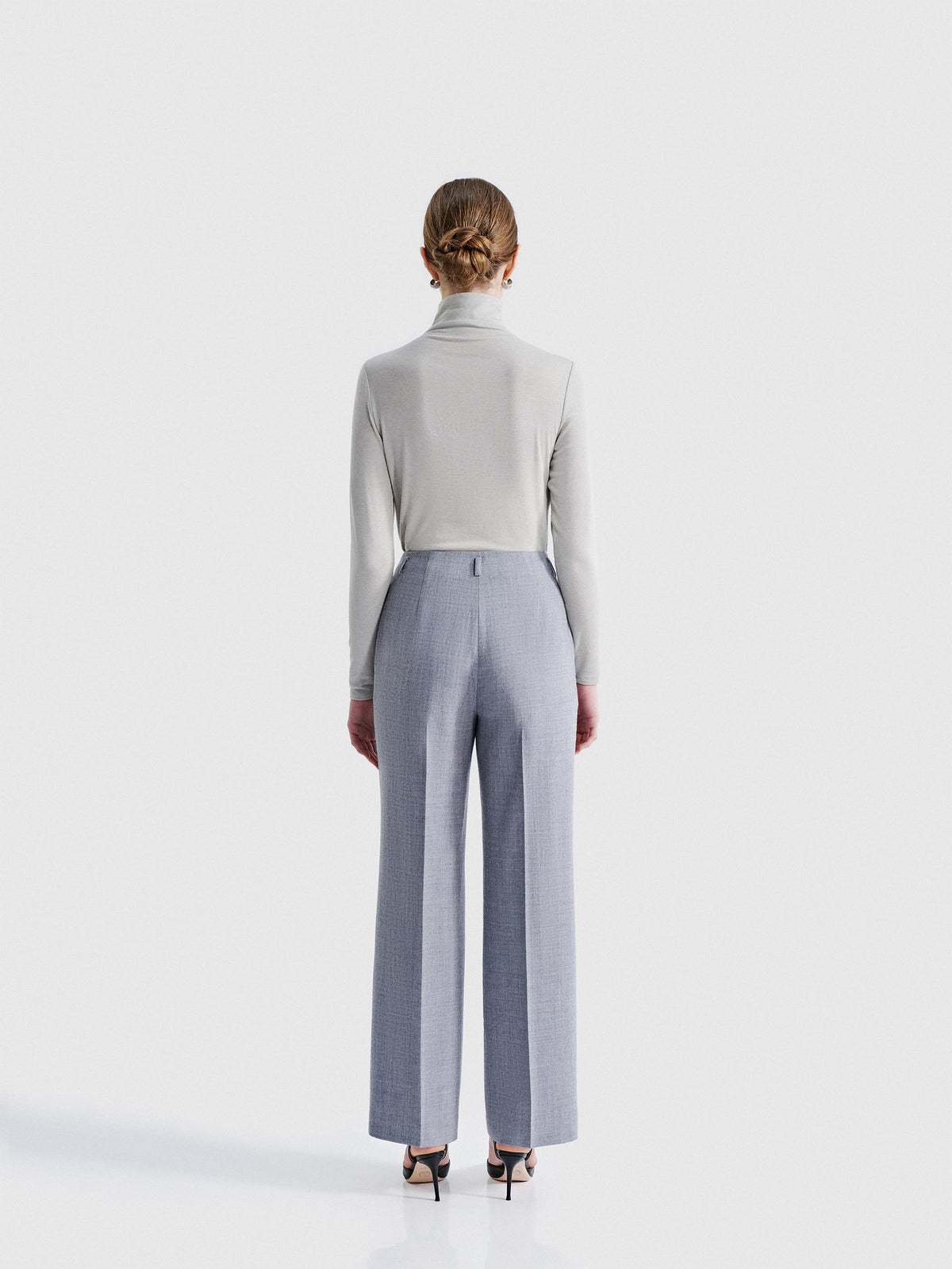 SOFIA TAILORED WOOL SUIT PANTS
