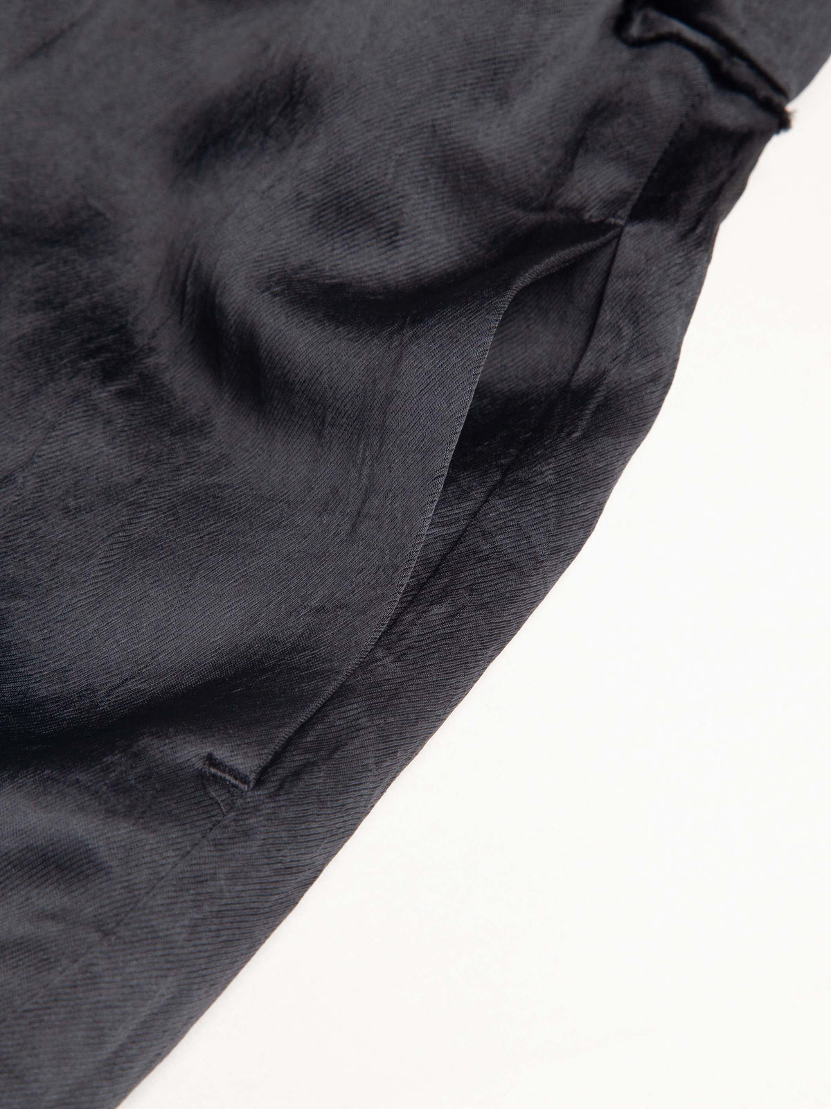 MIRI CRINKLE SATIN WIDE LEG PANT