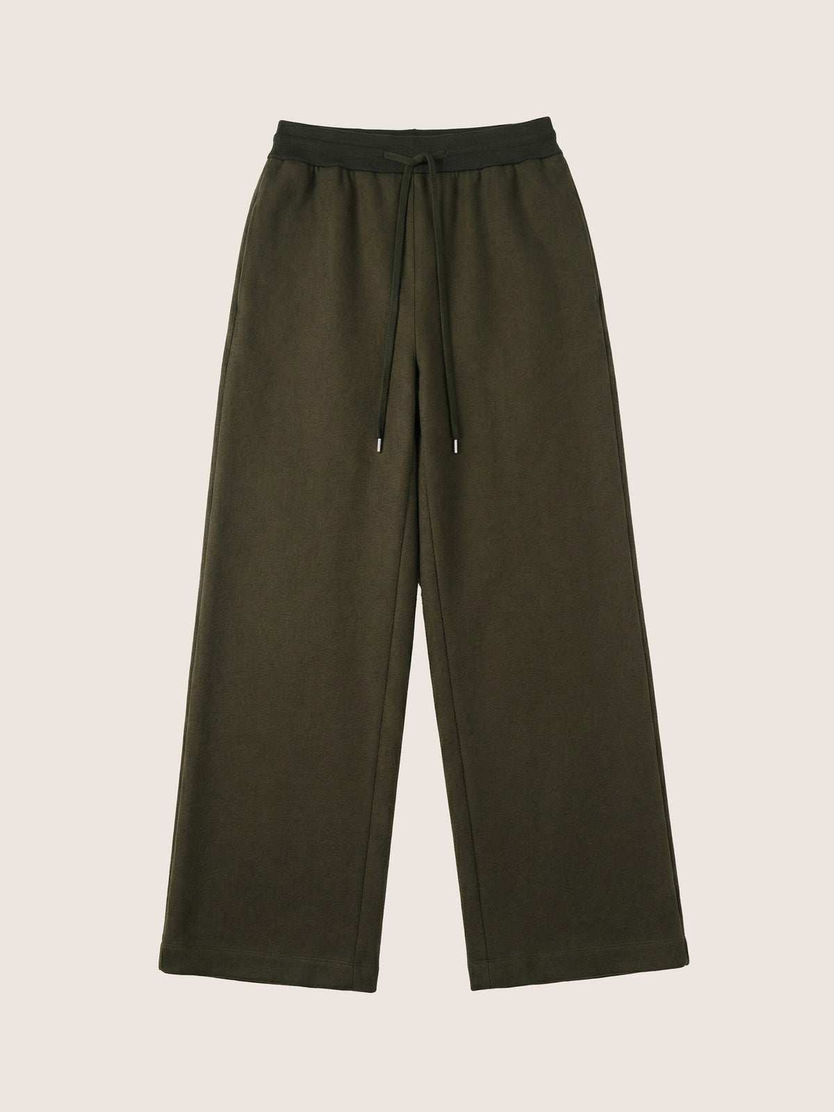 Leni Wool/Cotton Wide Leg Pants