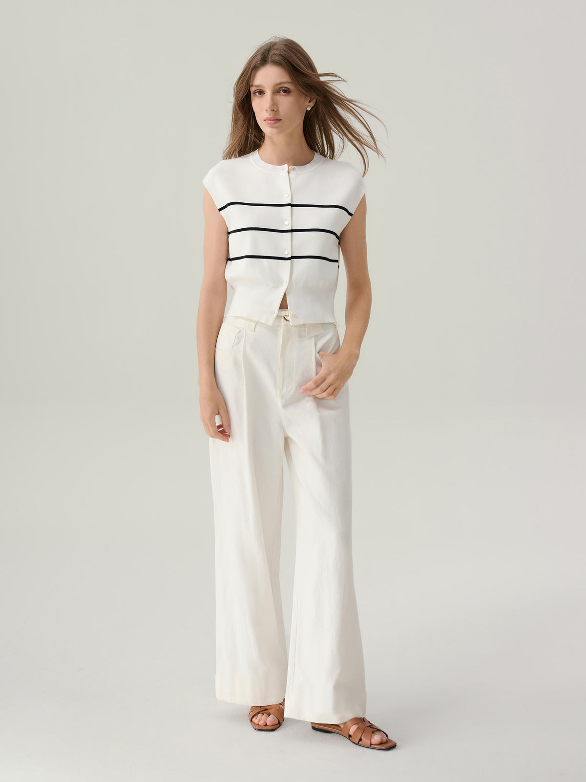 Rosie Linen Wide Leg Pants