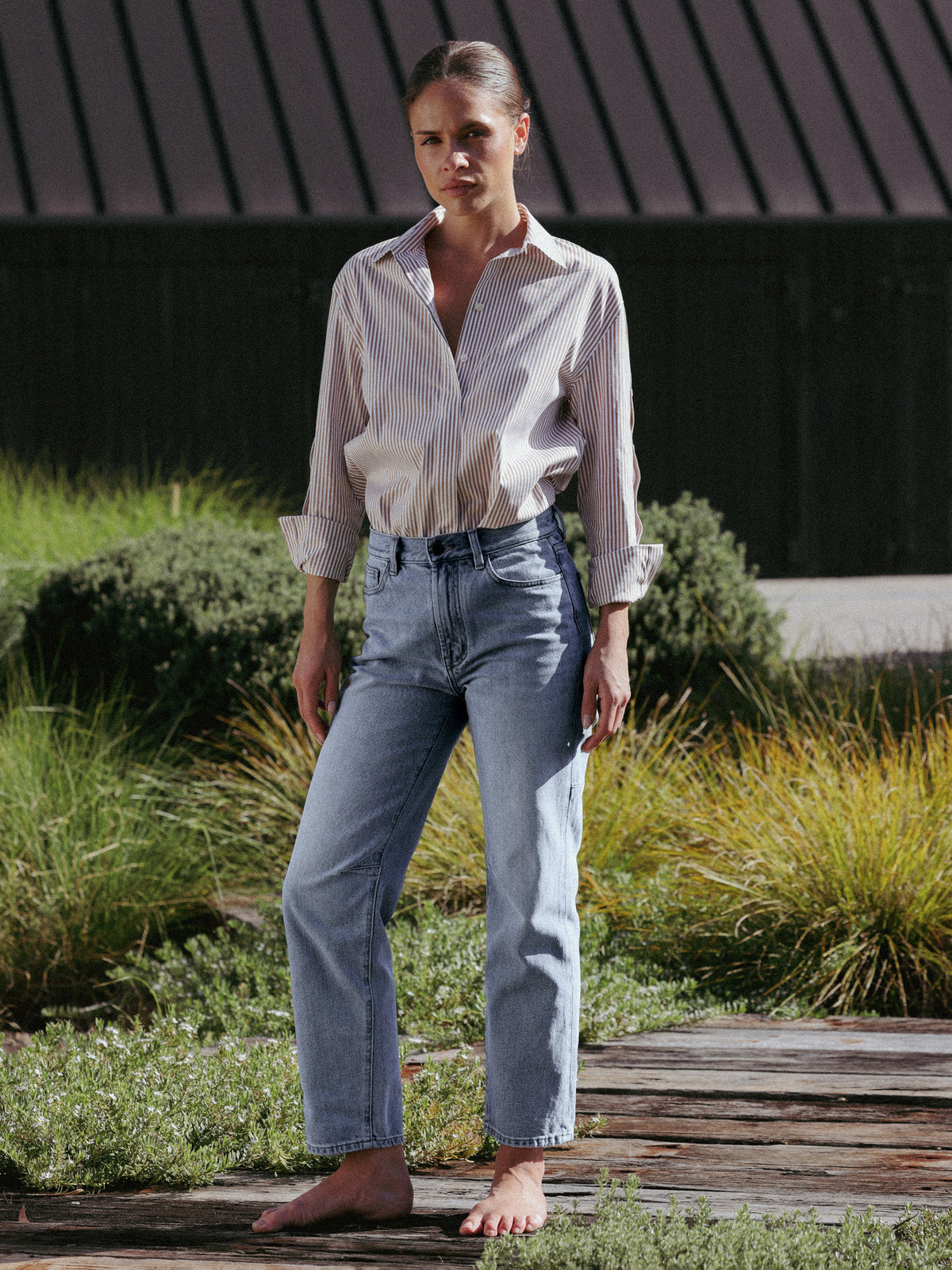 Freya Indigo Cotton Denim Jeans