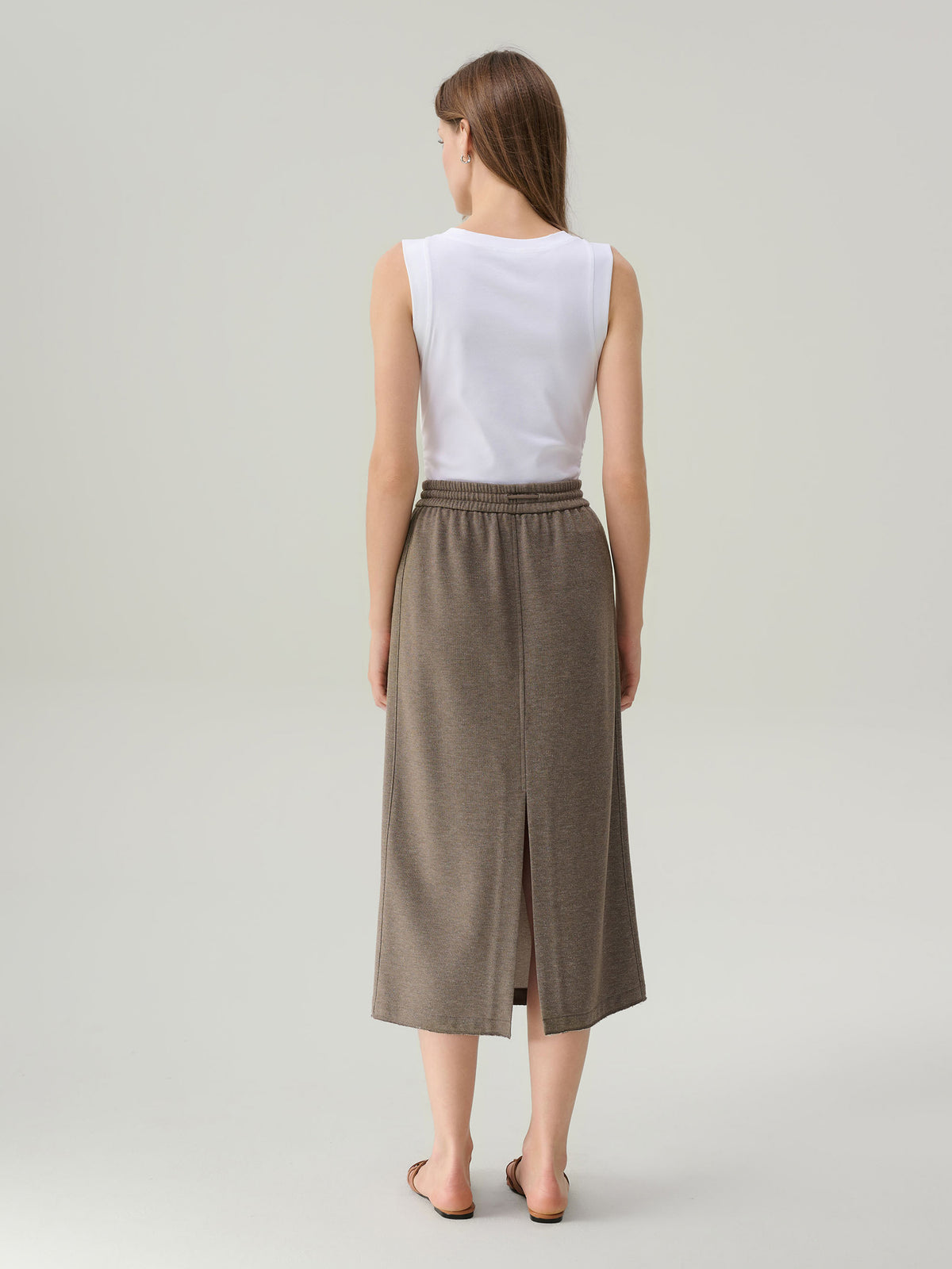 Vienna Cotton Midi Skirt