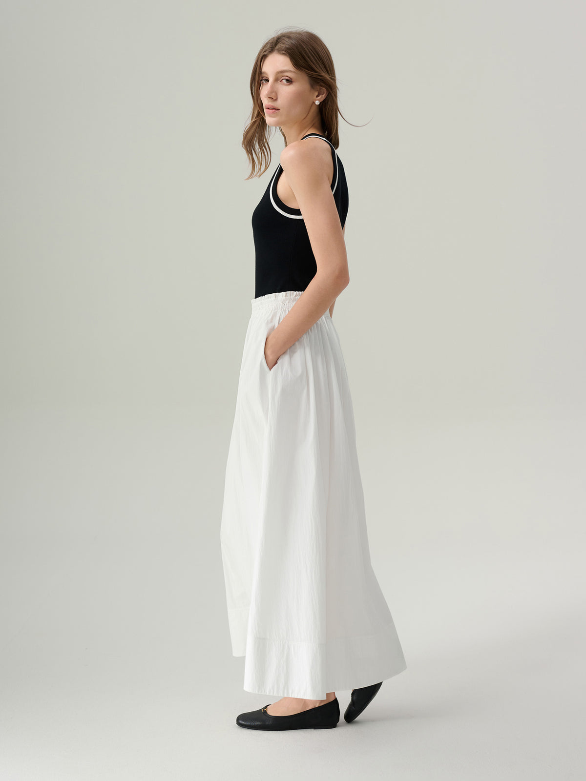 Effie Cotton Midi Skirt