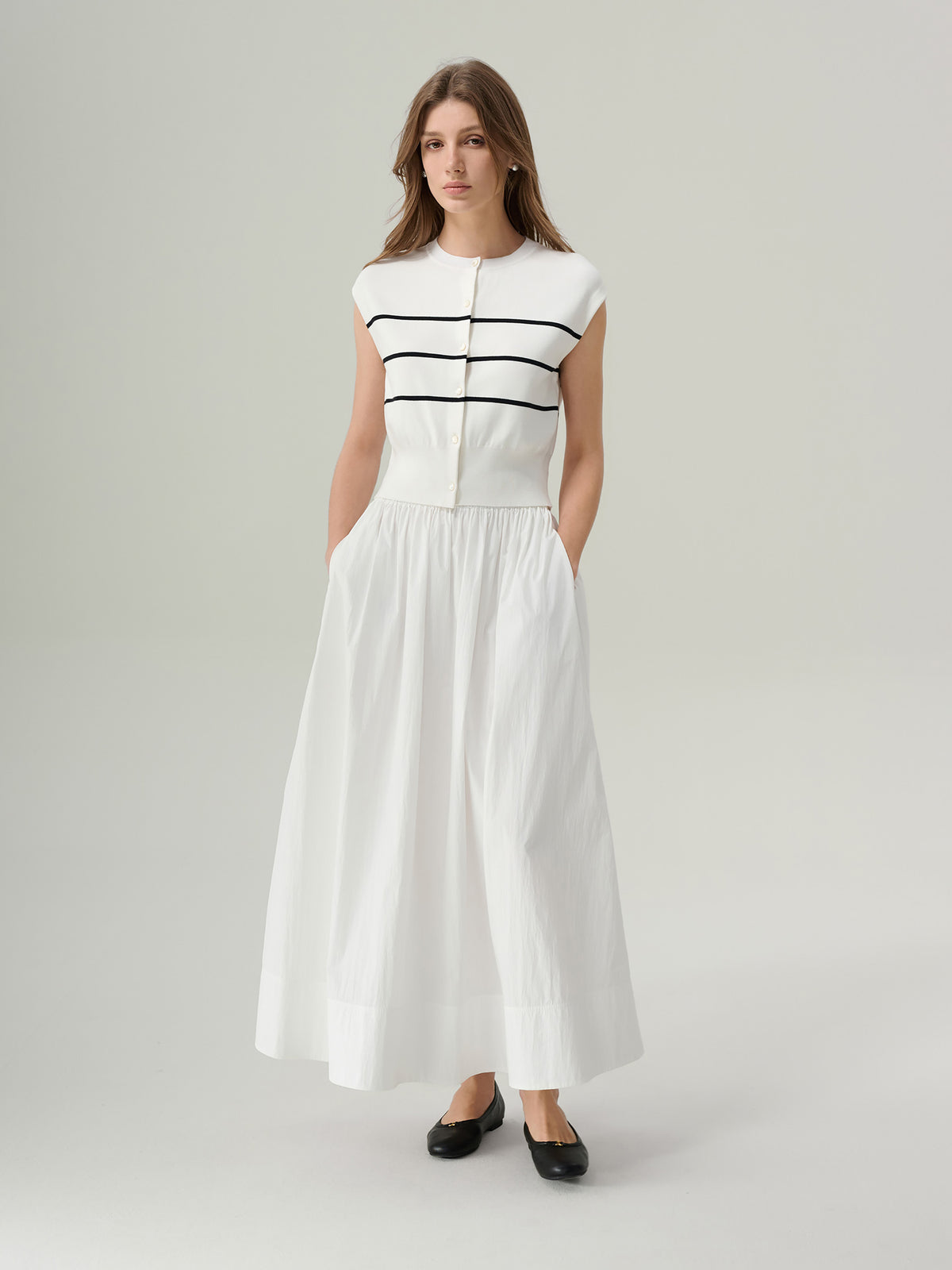 Effie Cotton Midi Skirt