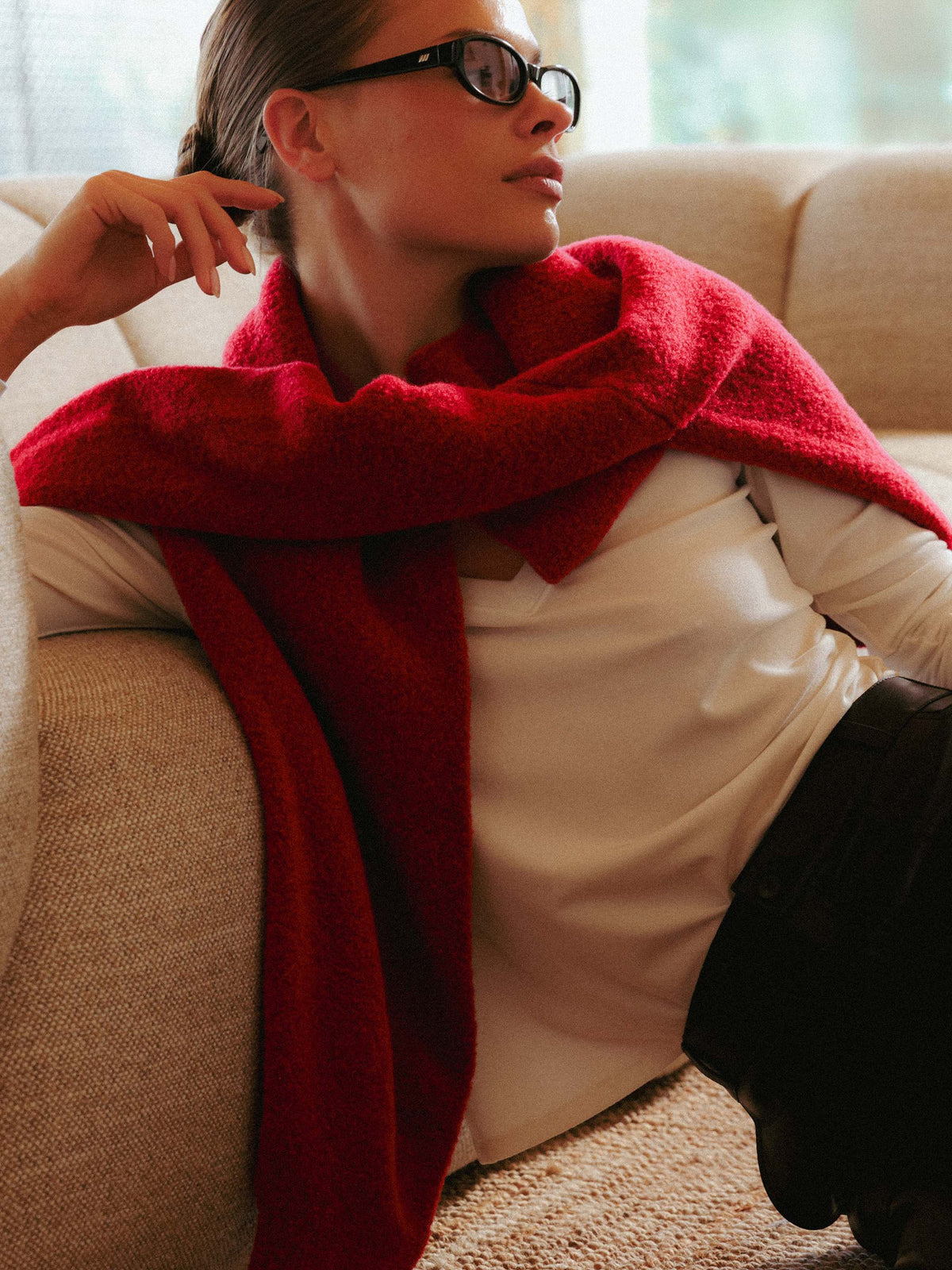 Lena Lyocell/Wool Blend Top