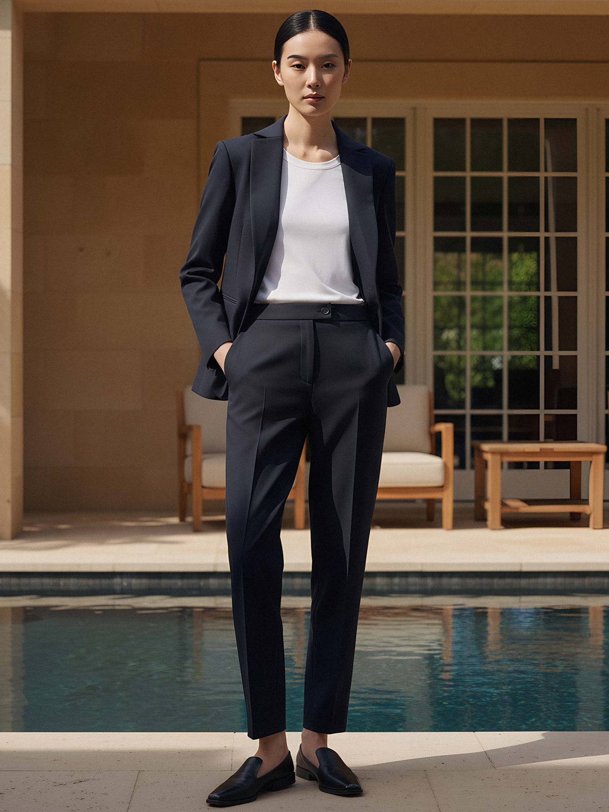 Annabelle Tailored Wool Blazer