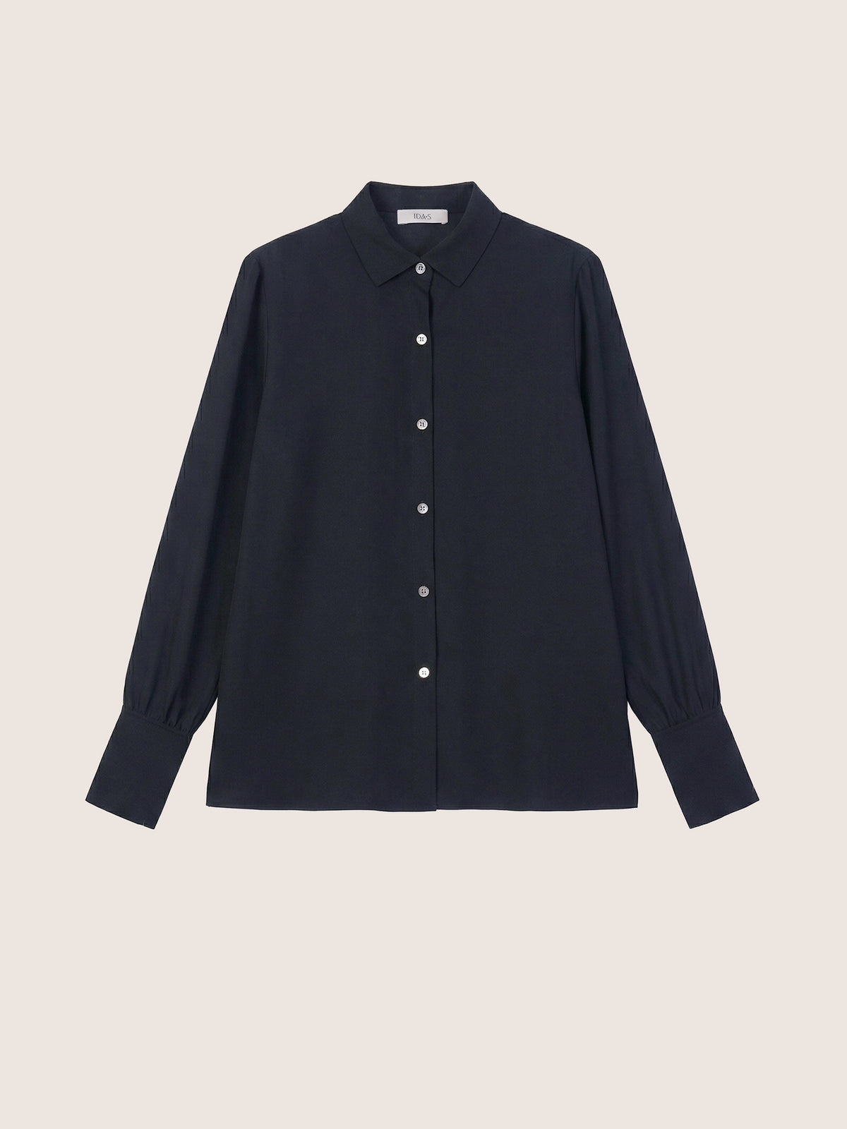 Goldie Silk Blouse With Elastic Sleeve Detail