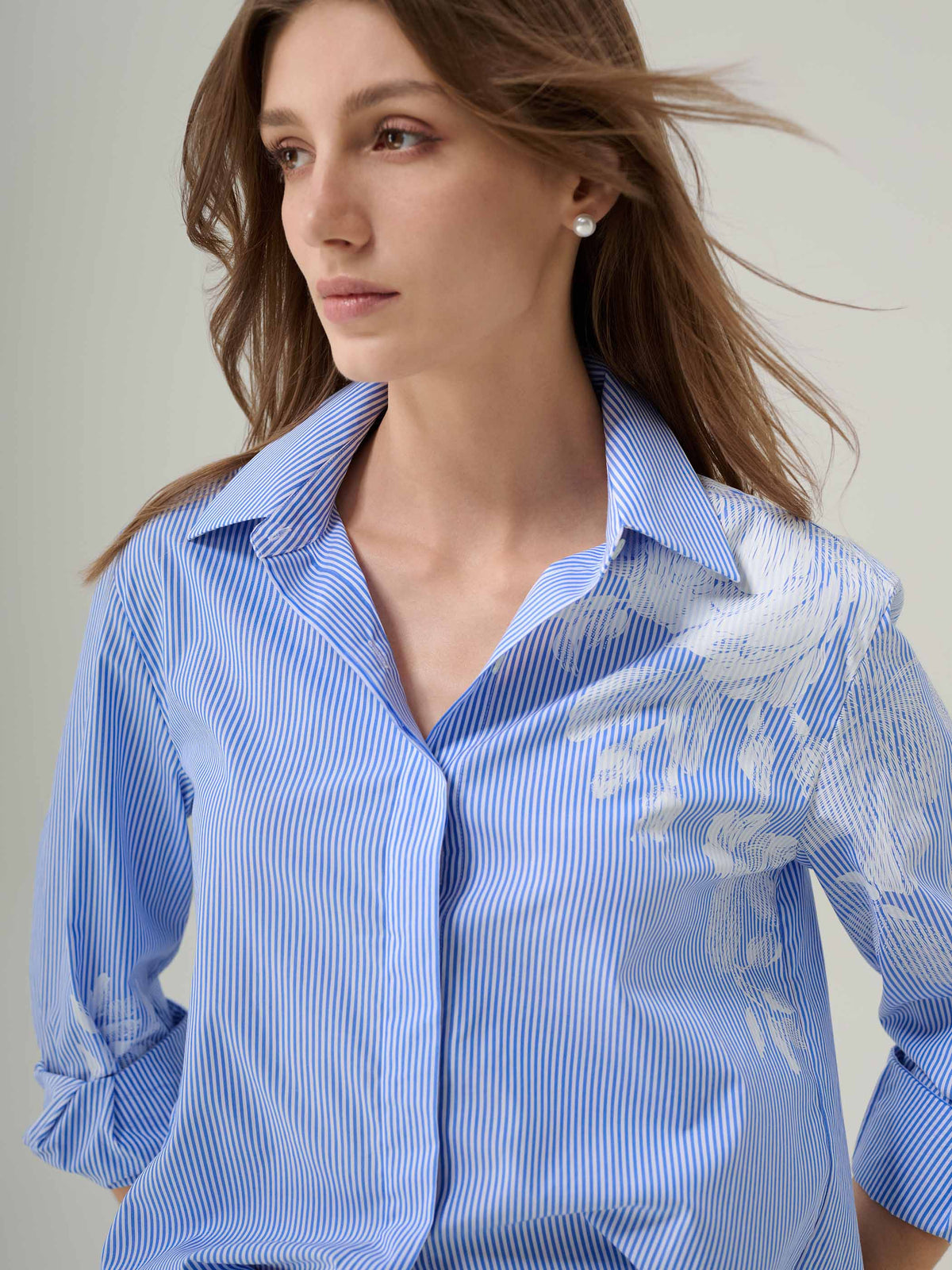 Maisie Striped Oversized Blouse