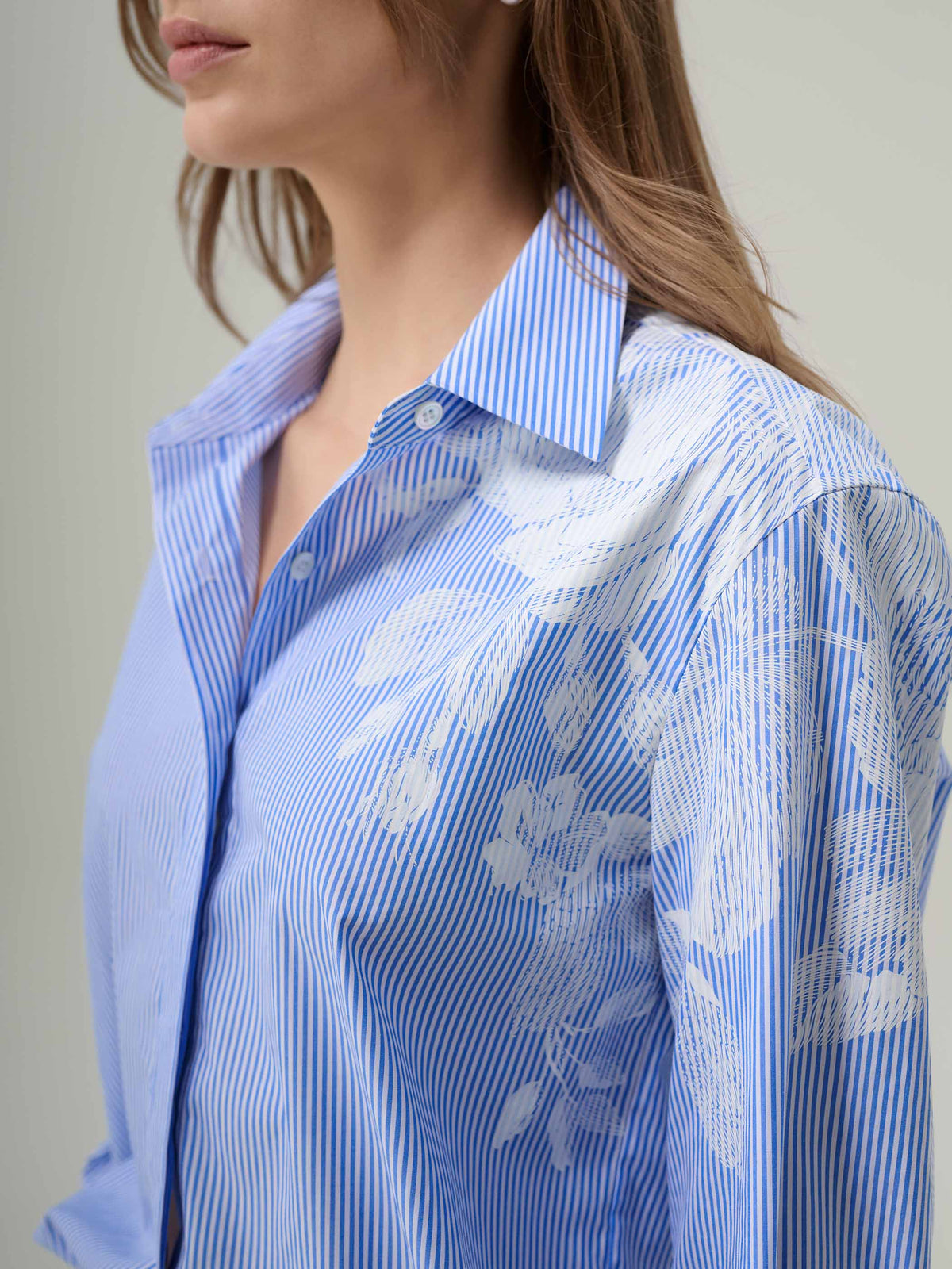 Maisie Striped Oversized Blouse