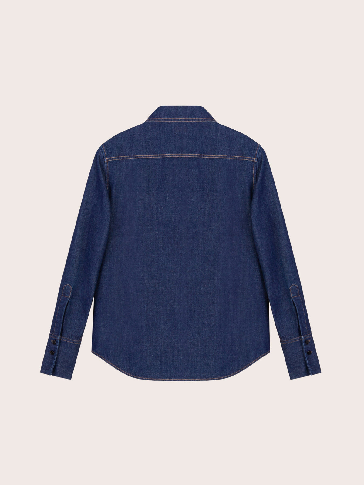 Daphne Dark Denim Button Down Top