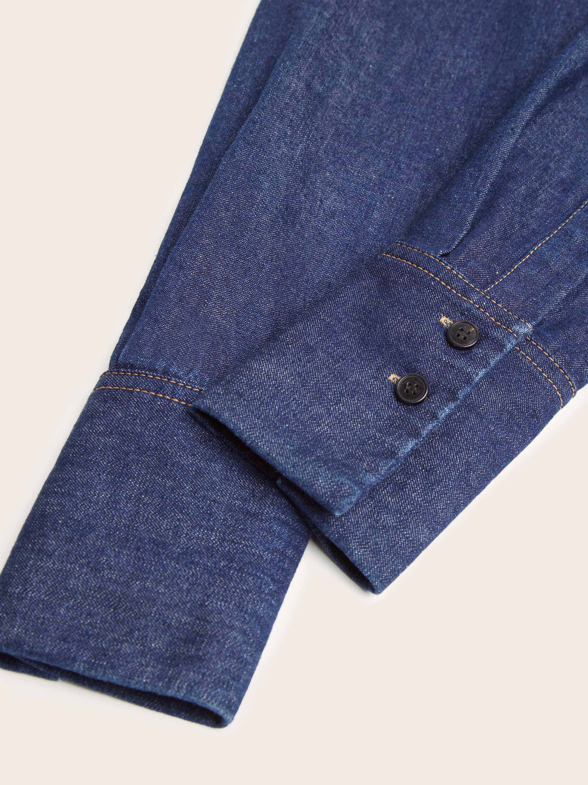 Daphne Dark Denim Button Down Top