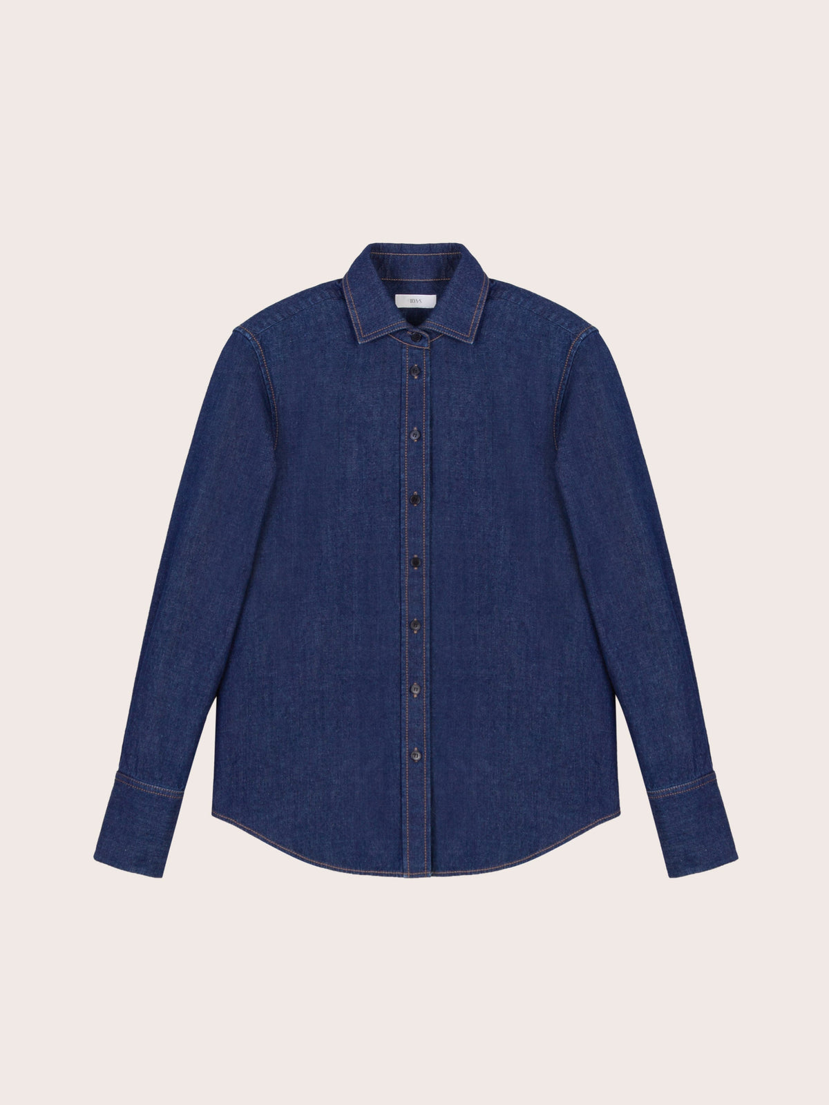 Daphne Dark Denim Button Down Top