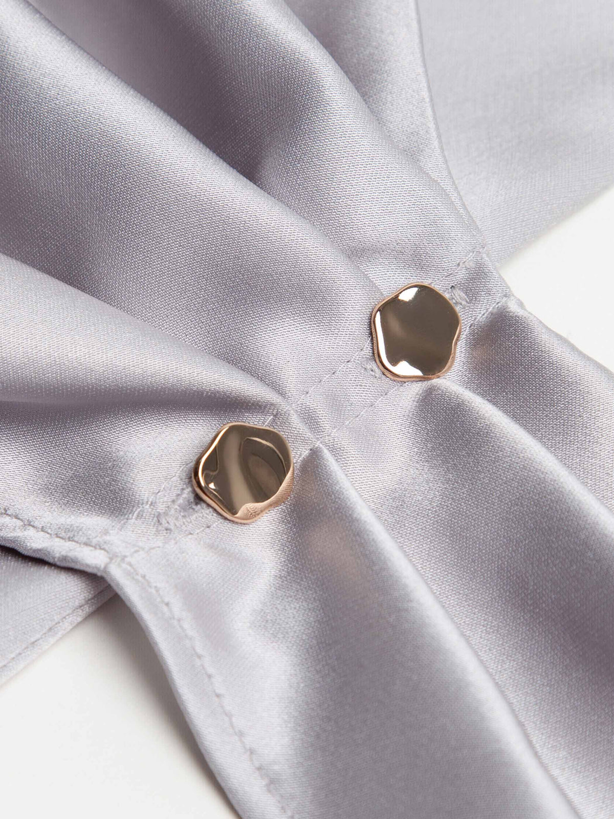 Juliette Satin Wrap 
Blouse