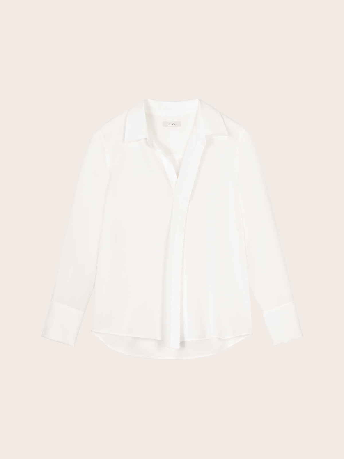 Dahlia Pleated Button 
Down Blouse