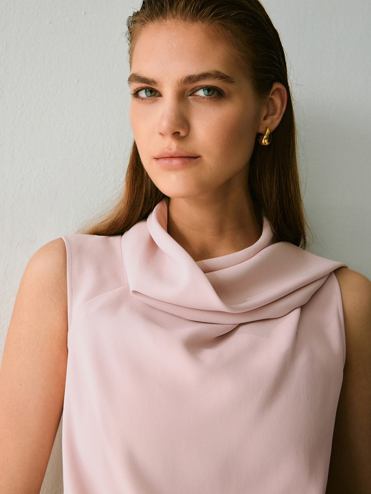 Dowan Drape Neck Top
