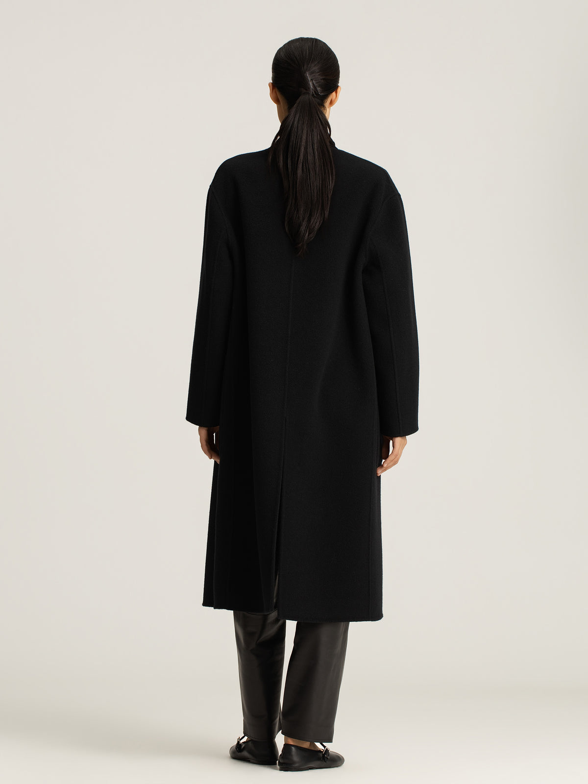 Sylvie Lambswool Scarf Coat