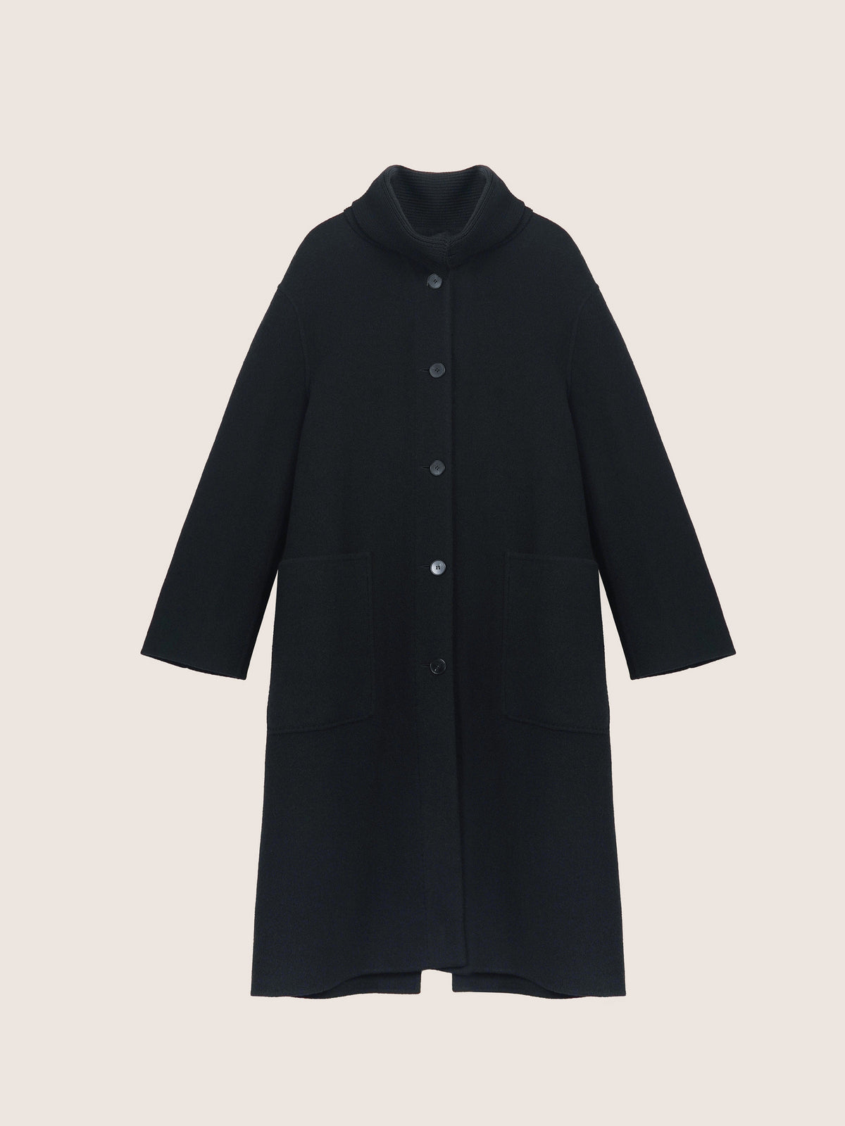 Sylvie Lambswool Scarf Coat