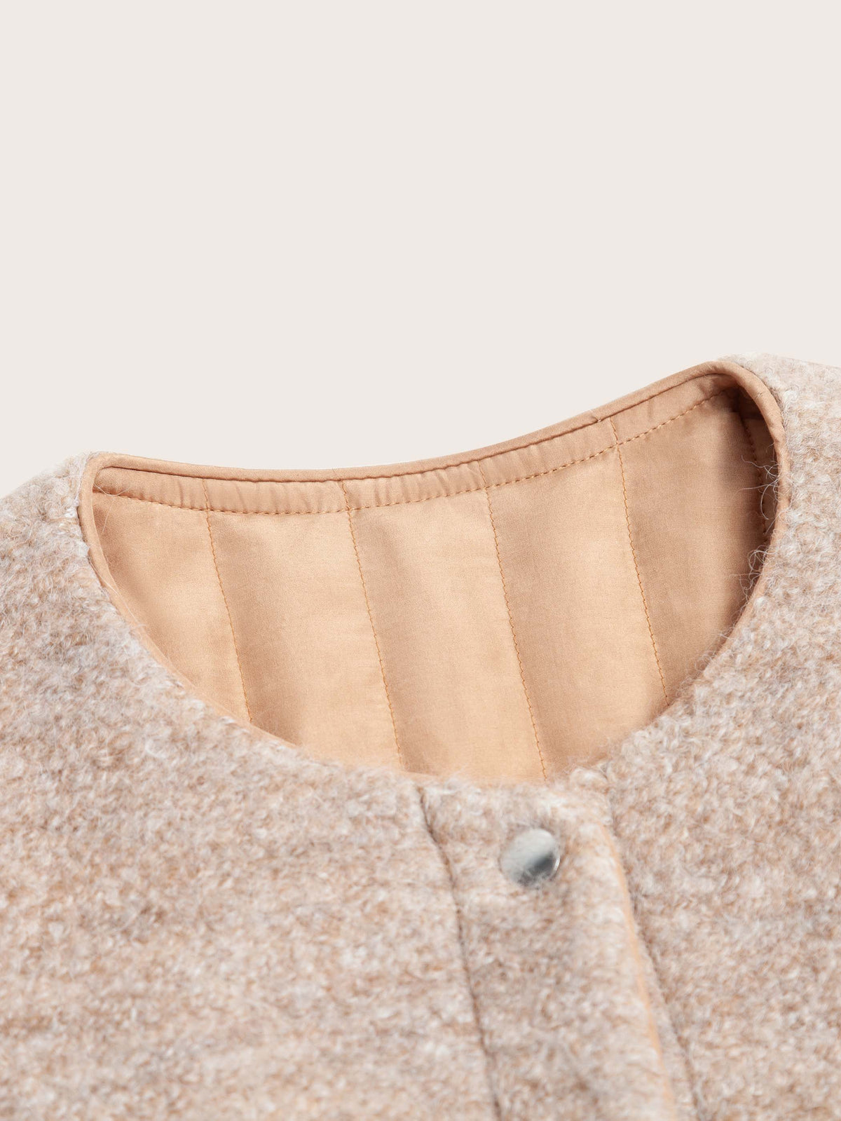 LAYLA ALPACA WOOL SNAP JACKET