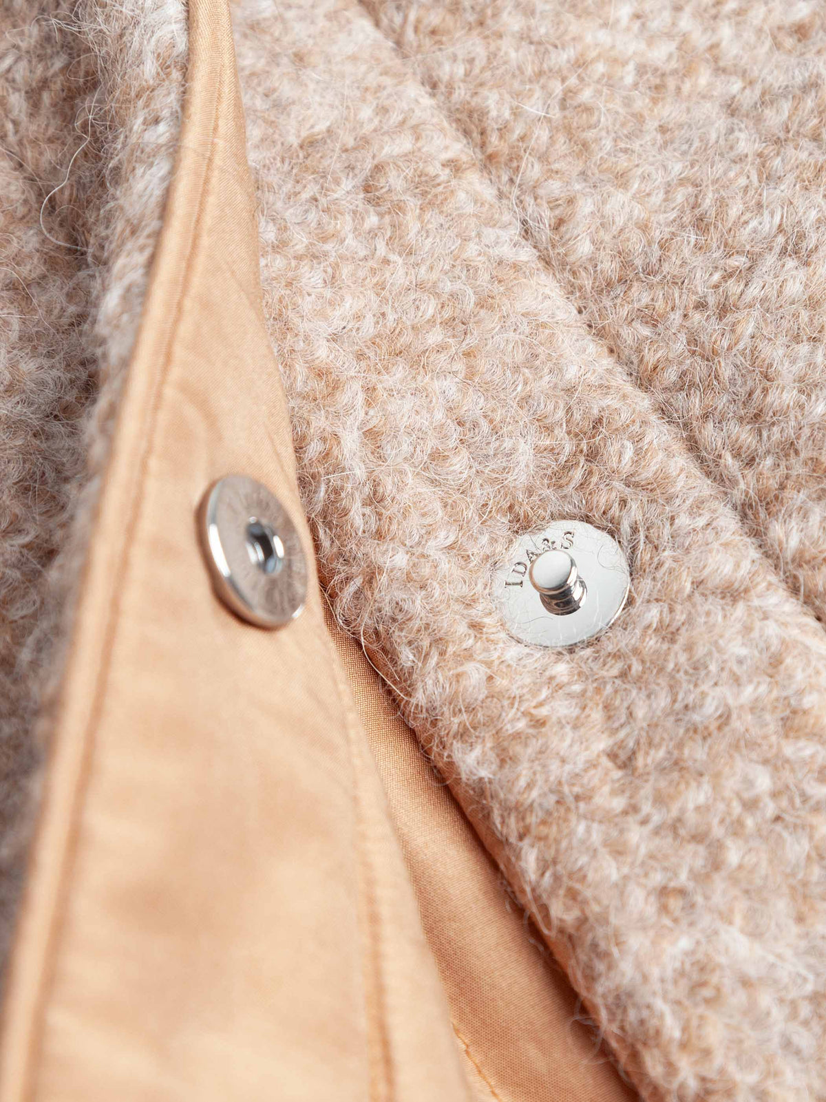 LAYLA ALPACA WOOL SNAP JACKET