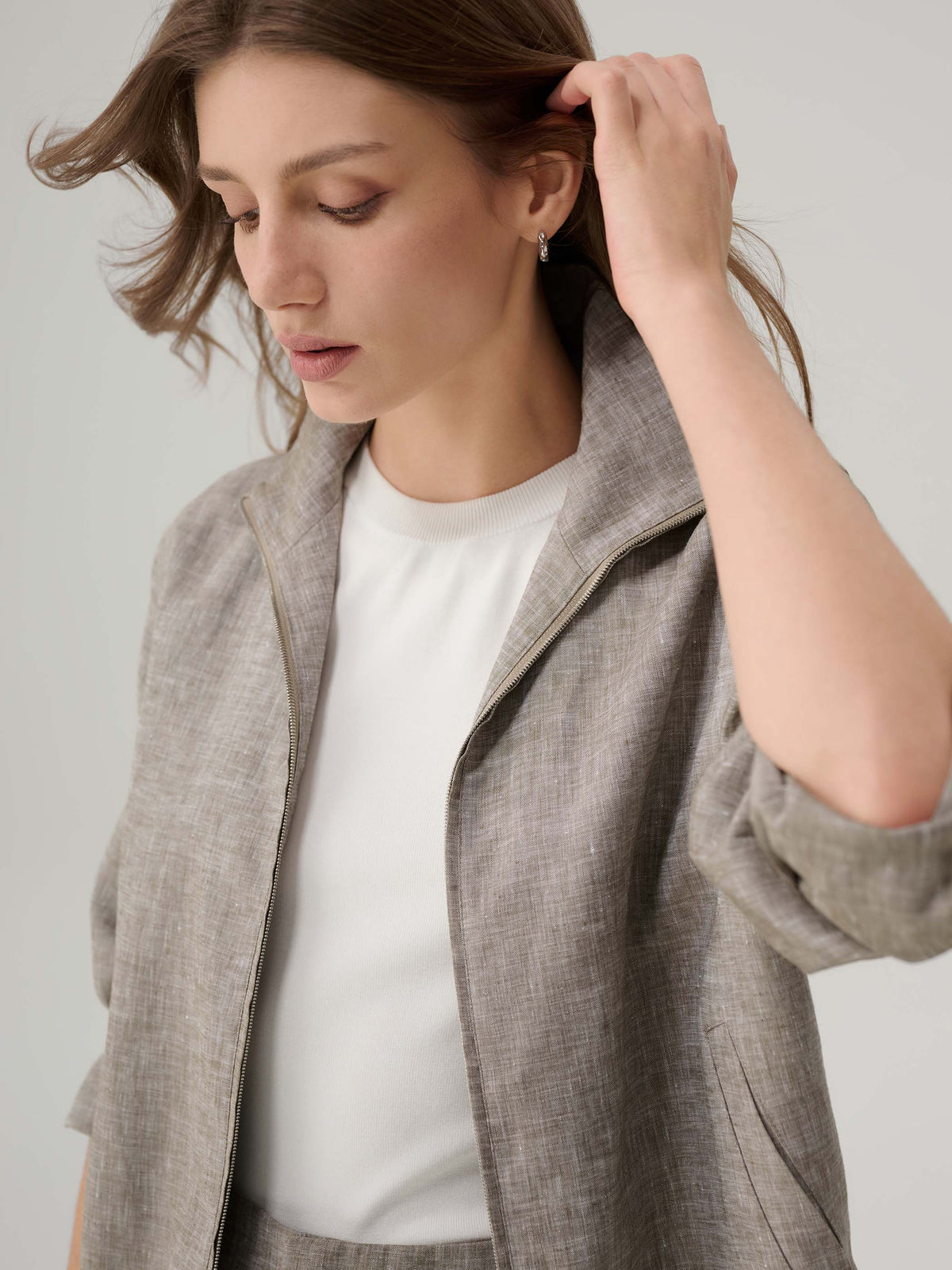 Cecilia Linen Jacket