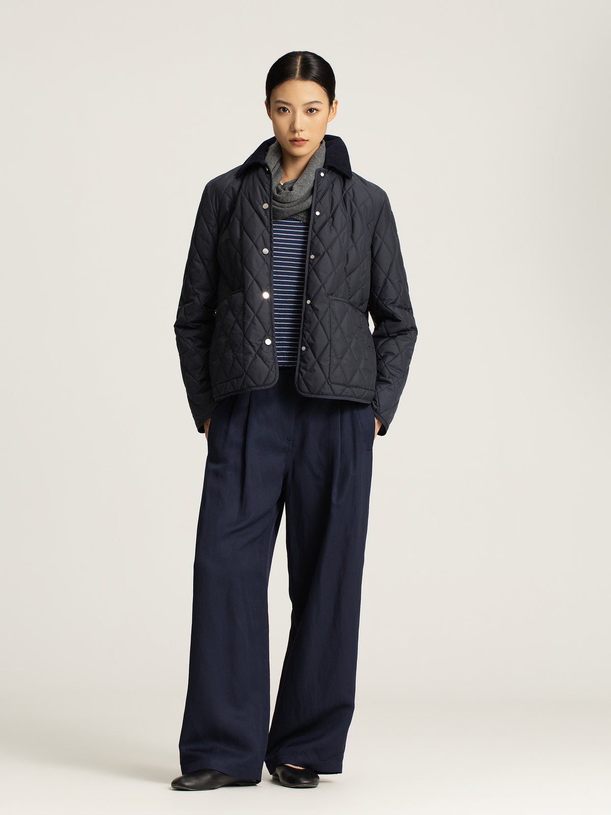 Sabine Quilted Shell Jacket