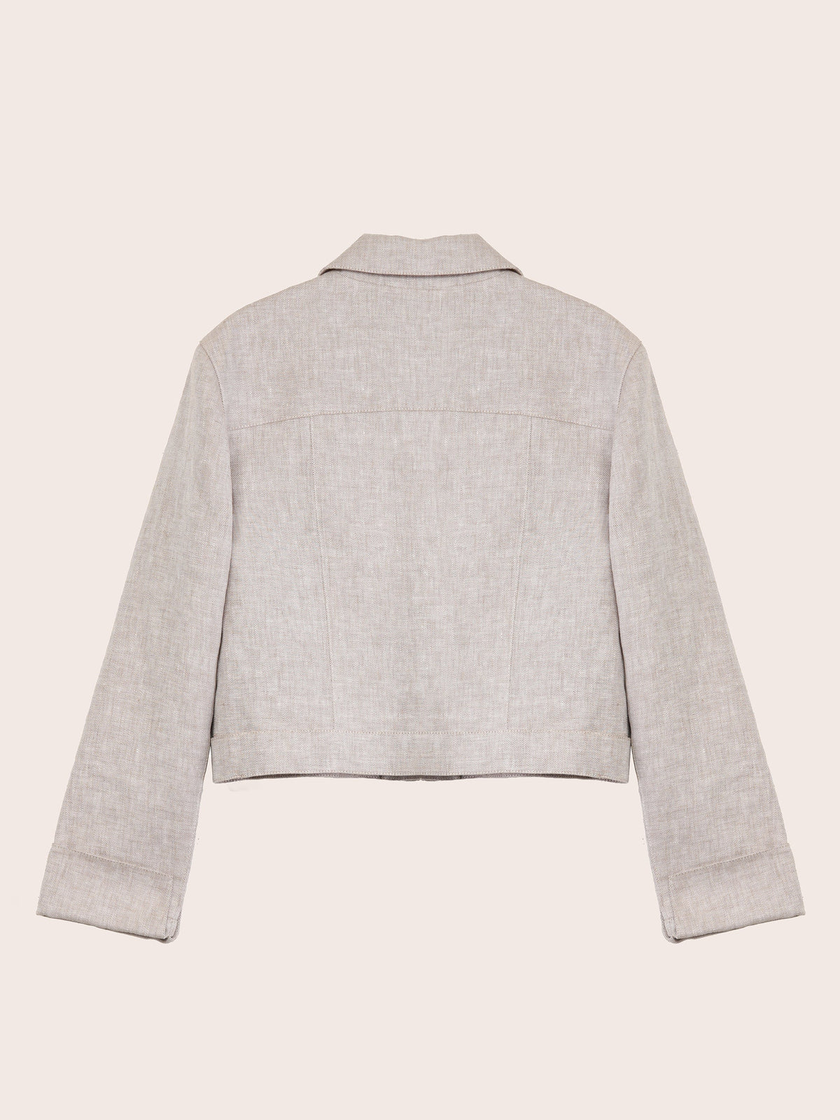 Elia Cropped Linen Jacket