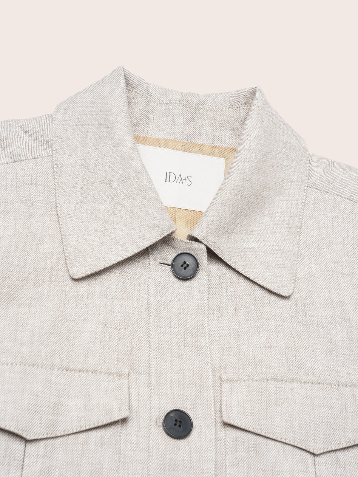 Elia Cropped Linen Jacket