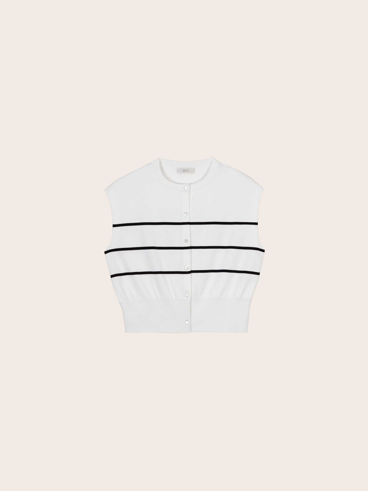 Lena Striped Button Up Top
