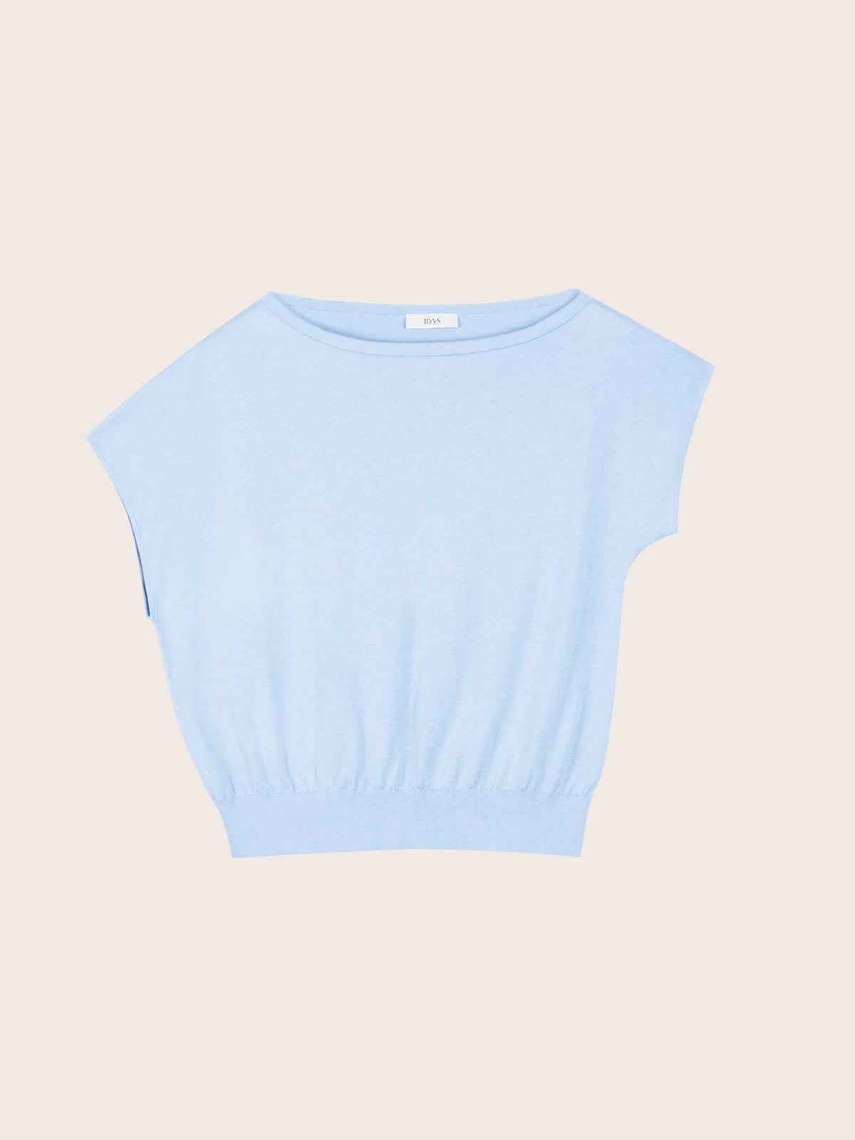 Lilia Cool Blue Silk Top