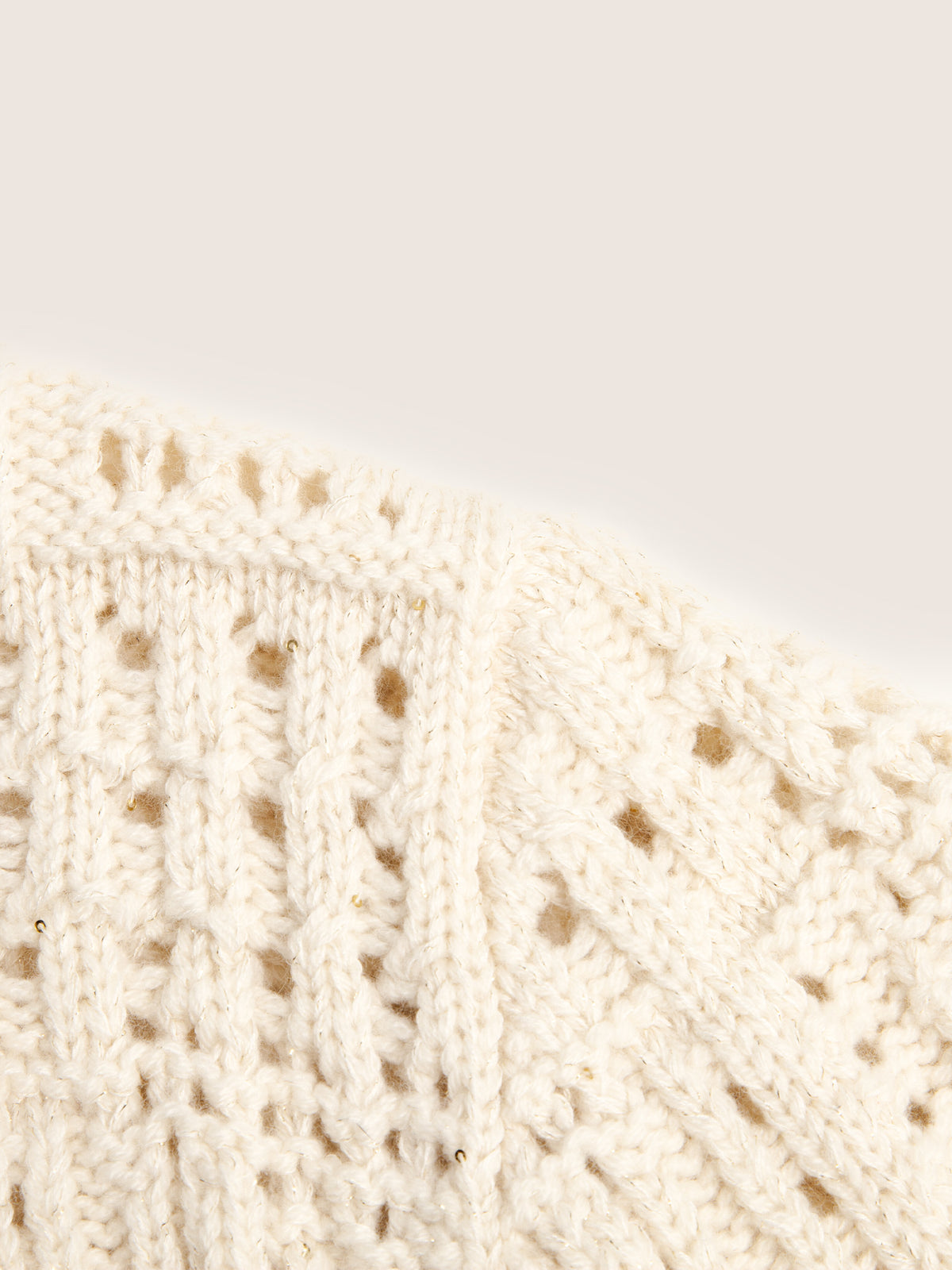Thea Wool/Cashmere Crochet Cardigan