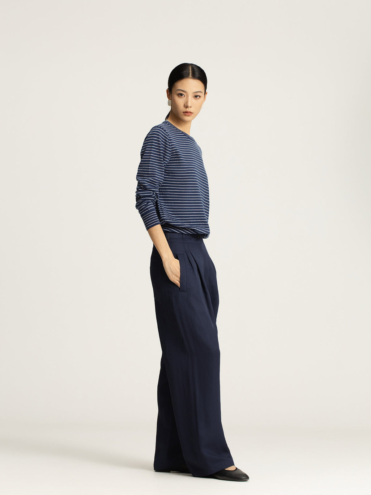 Marlo Cashmere Stripe Knit