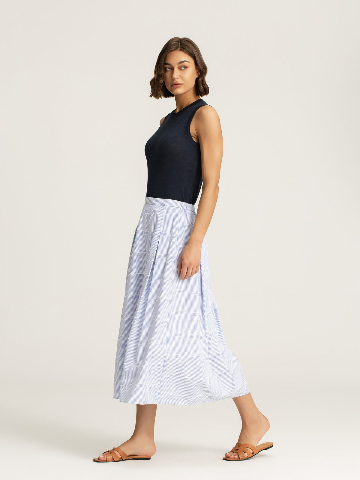 Marnie Compact Cotton Knit Tank