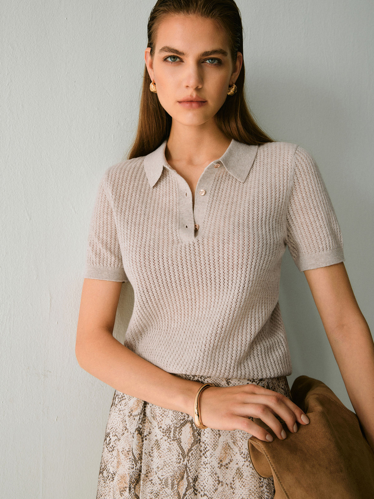 Elke Wool Cashmere Top