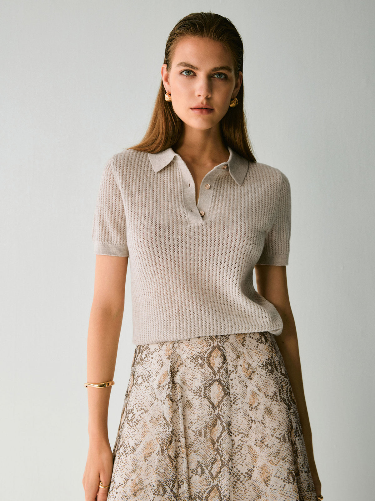 Elke Wool Cashmere Top