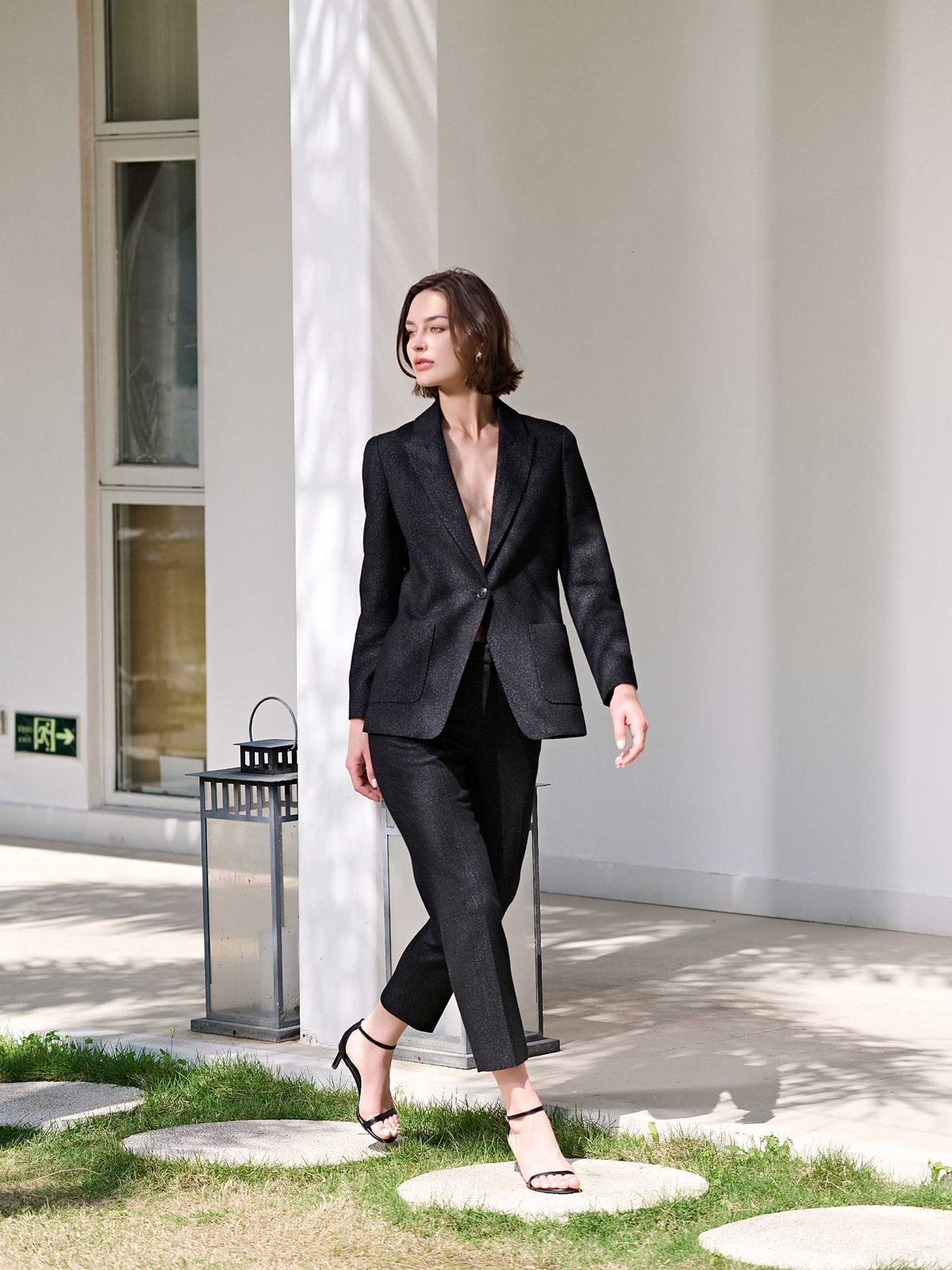 IVY WOOL TAILORED SUIT PANTS