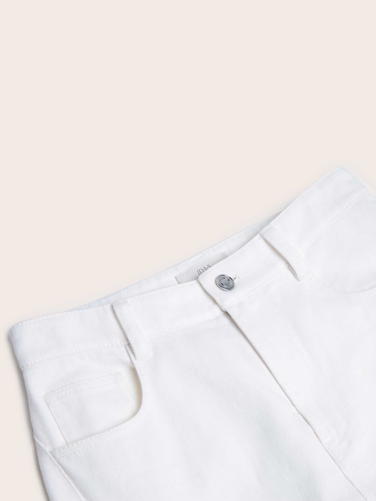 Eleanor White Wide Leg Jeans